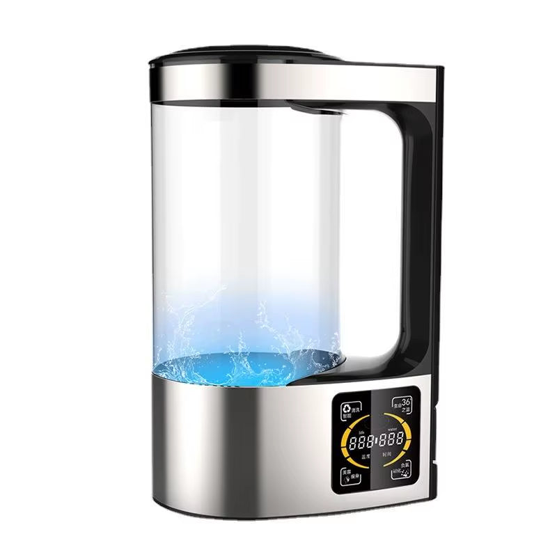 2L Glass Household SPE PEM Hydrogen Generator Water Kettle Pot Electric Portable Hydrogen Water Jug Pitcher