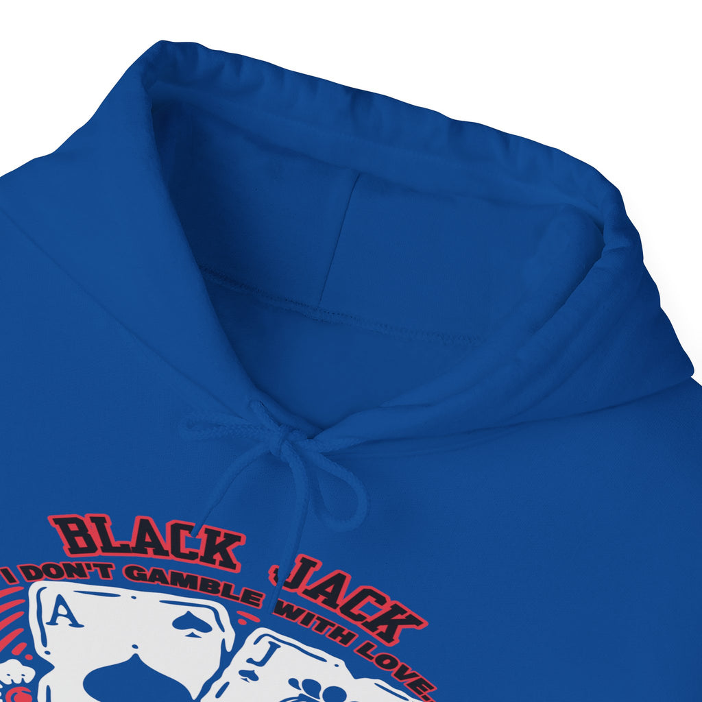 Lucky Blackjack Hooded Sweatshirt - Unisex Gambling Apparel