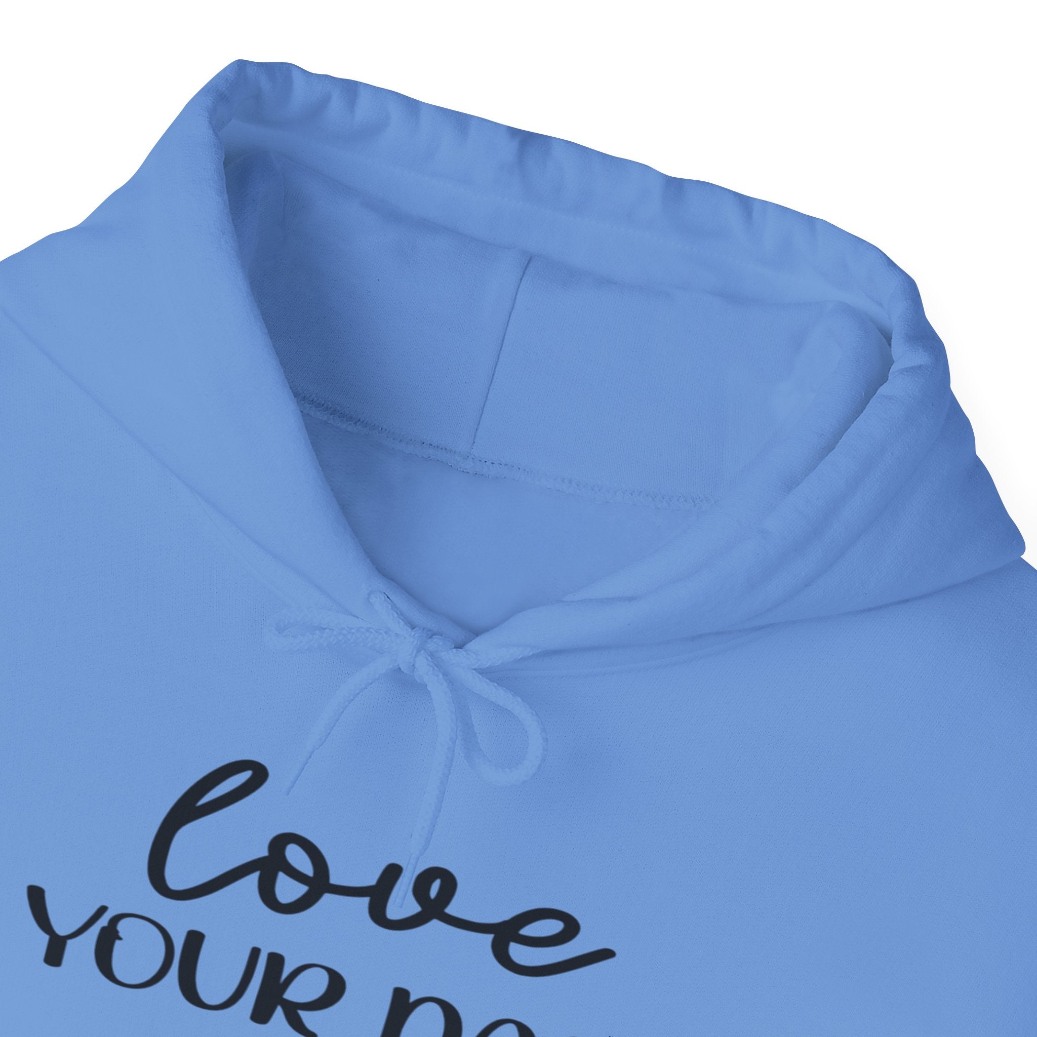 Love Your Damn Self Cozy Inspirational Unisex Hoodie, Positivity Comfort Wear