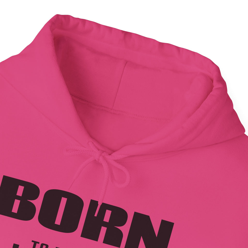 Born Real, Not Perfect, Cozy Unisex Heavy Blend Hooded Sweatshirt – White