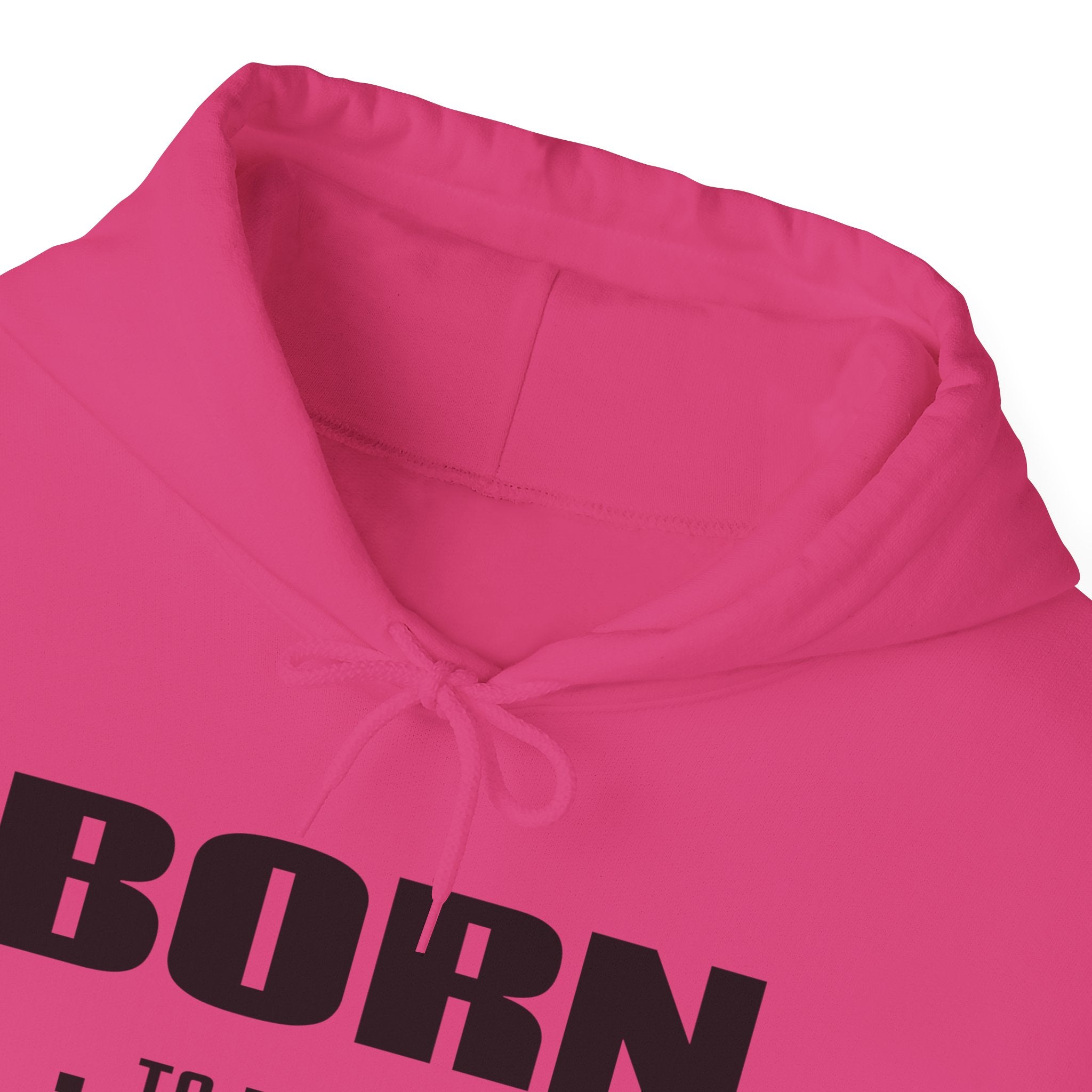 Born Real, Not Perfect, Cozy Unisex Heavy Blend Hooded Sweatshirt – White