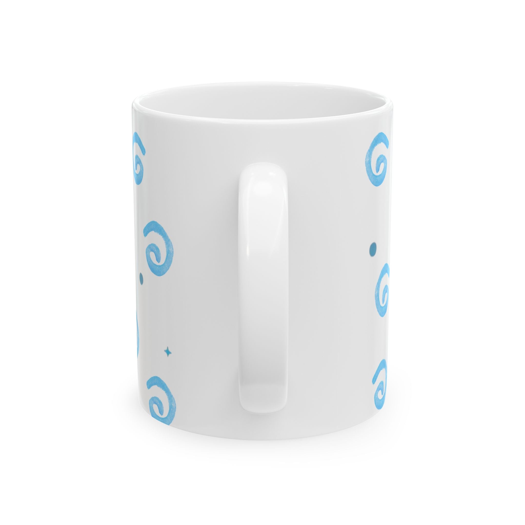 Relax and Let That Shit Go Cat Mug - Funny Ceramic Coffee Cup for Cat Lovers