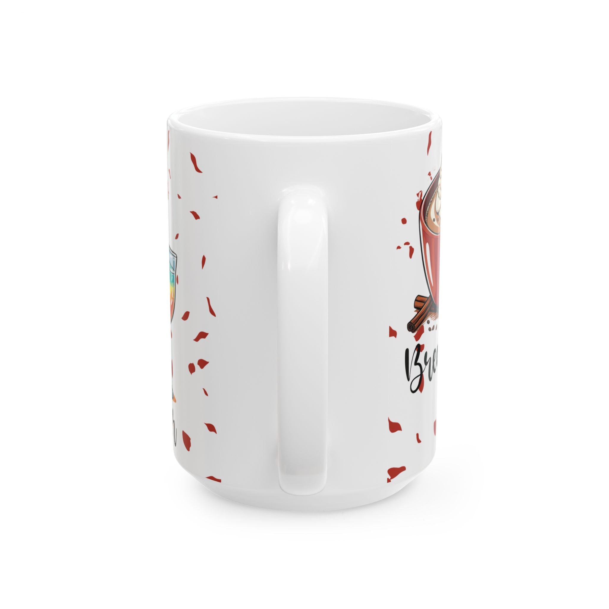 Whimsical Ceramic Coffee Mug – Perfect for Breakfast, Lunch & Dinner