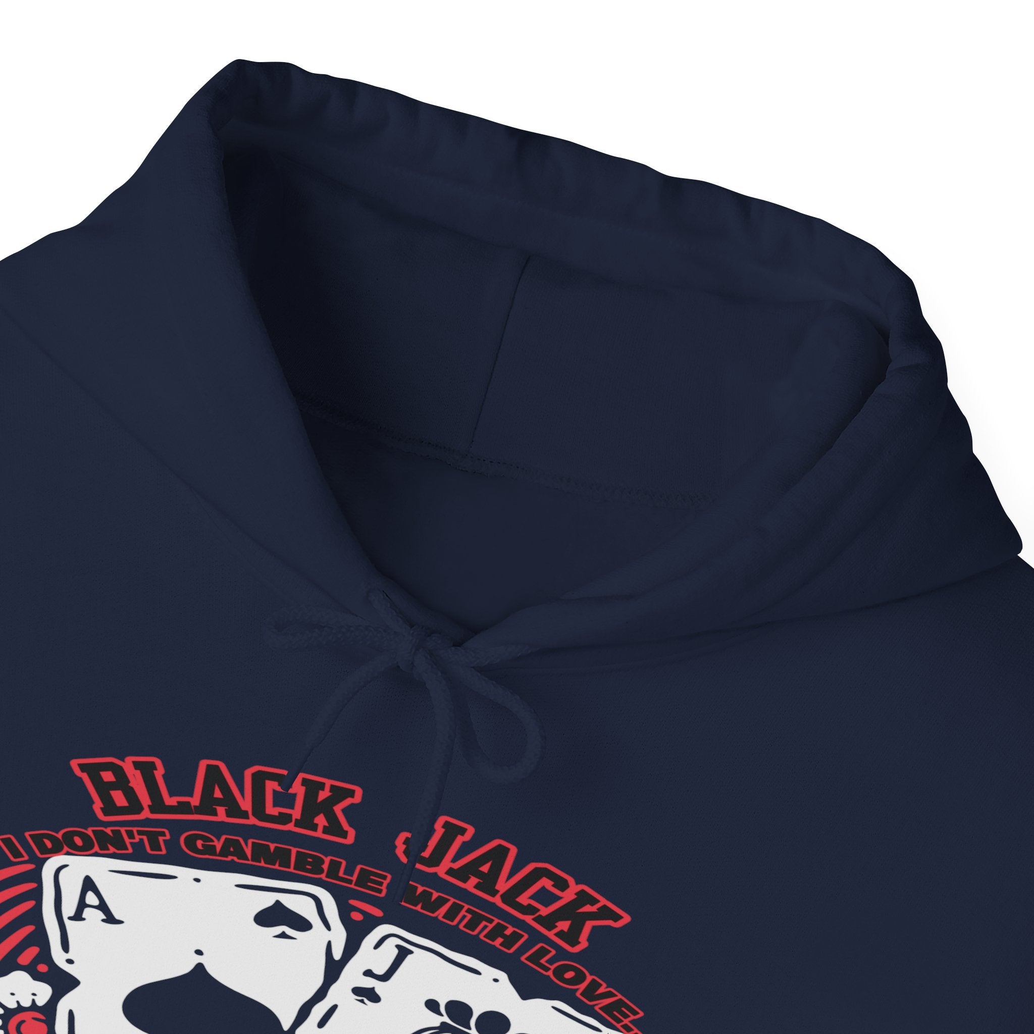 Lucky Blackjack Hooded Sweatshirt - Unisex Gambling Apparel