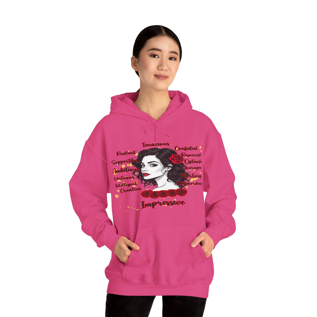 Impressive Cozy Hoodie, Hoodie that Carries a Calm Confidence, Motivational Gift, Trendy Casual Wear, Stylish Layering Piece