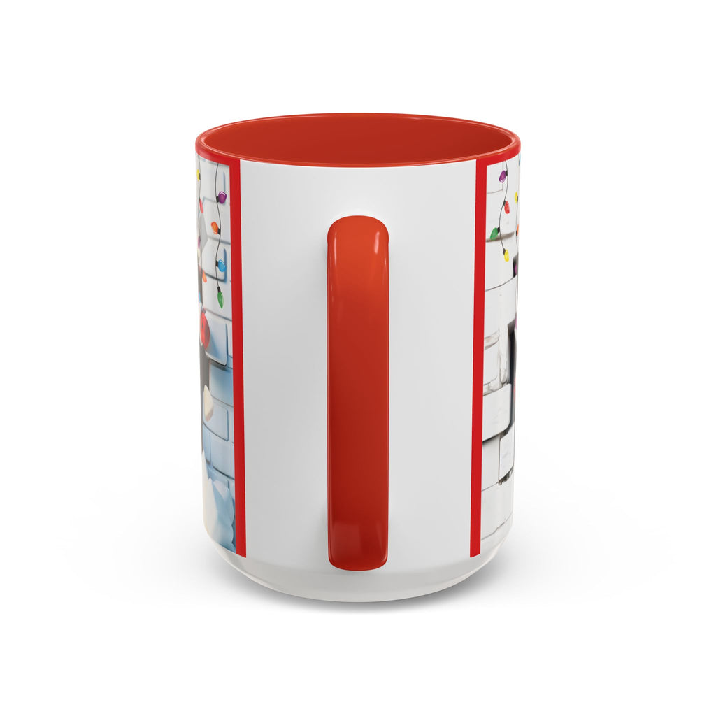 Christmas Santa Coffee Mug — Festive Holiday Accent Mug (15 oz)