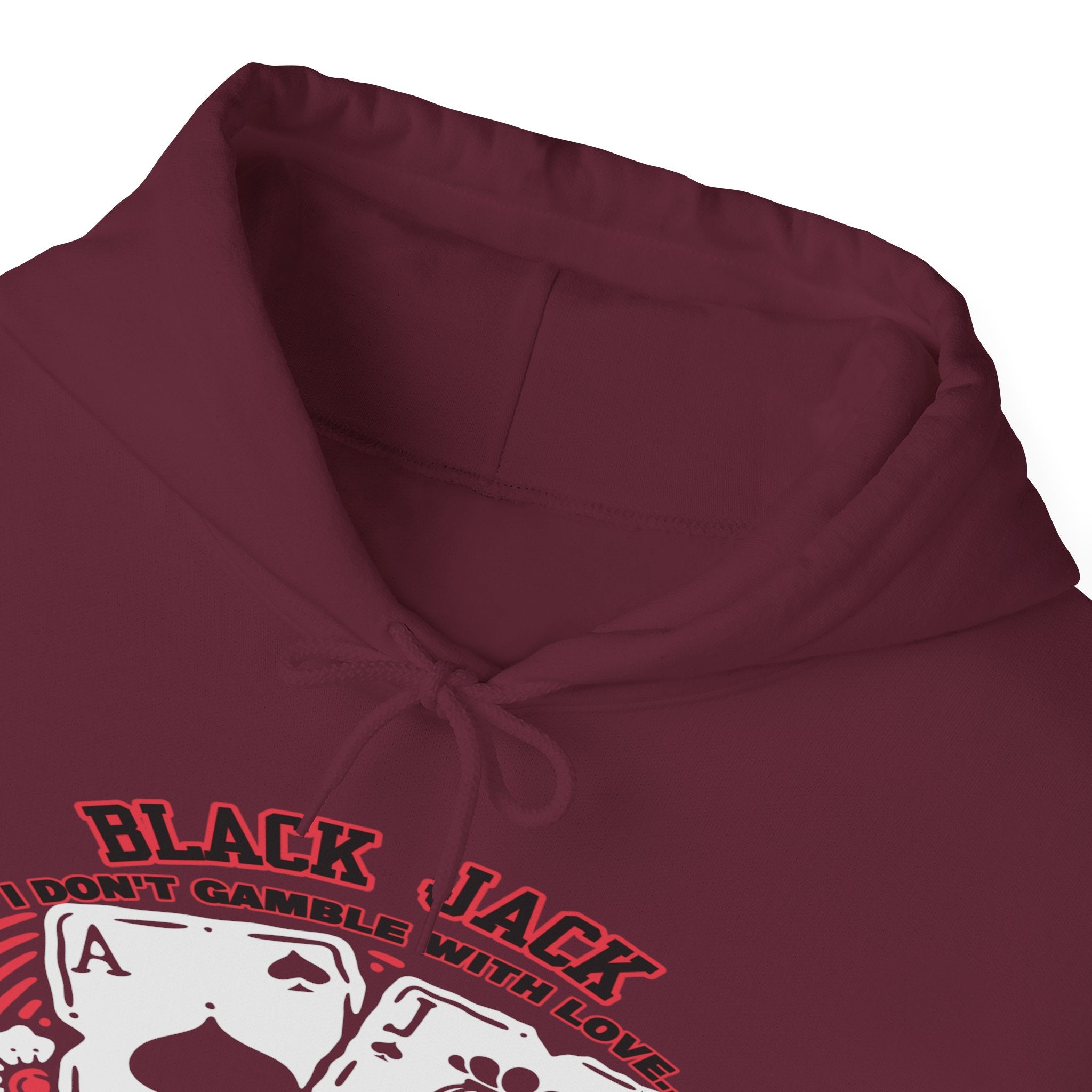 Lucky Blackjack Hooded Sweatshirt - Unisex Gambling Apparel