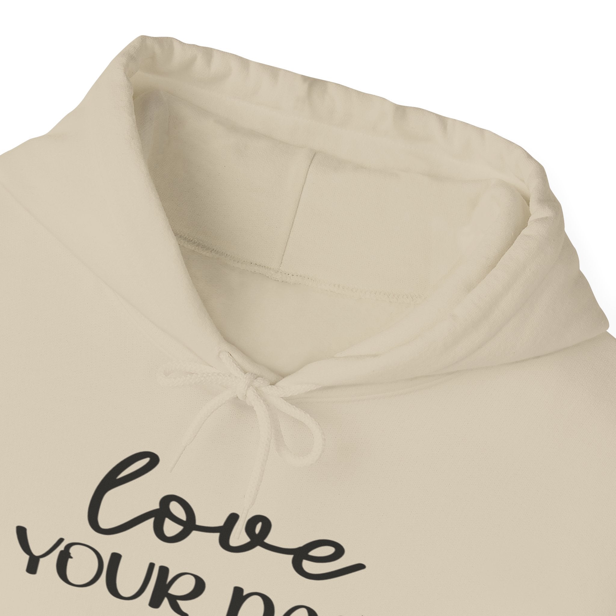 Love Your Damn Self Cozy Inspirational Unisex Hoodie, Positivity Comfort Wear