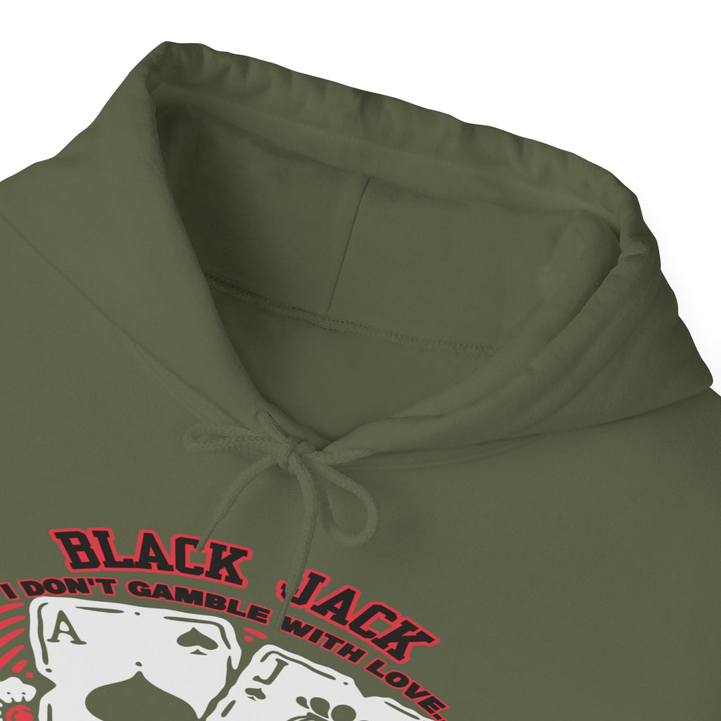 Lucky Blackjack Hooded Sweatshirt - Unisex Gambling Apparel