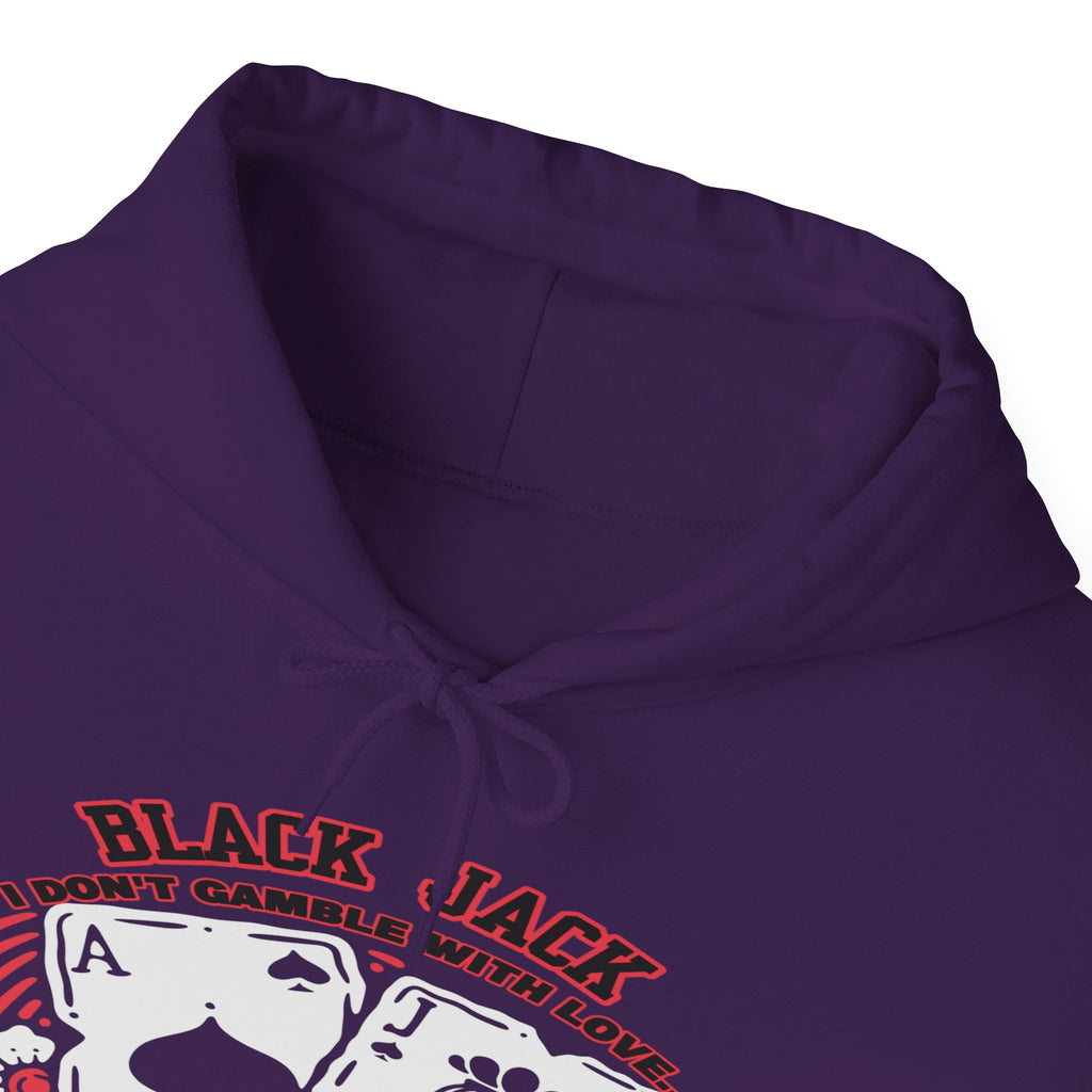 Lucky Blackjack Hooded Sweatshirt - Unisex Gambling Apparel