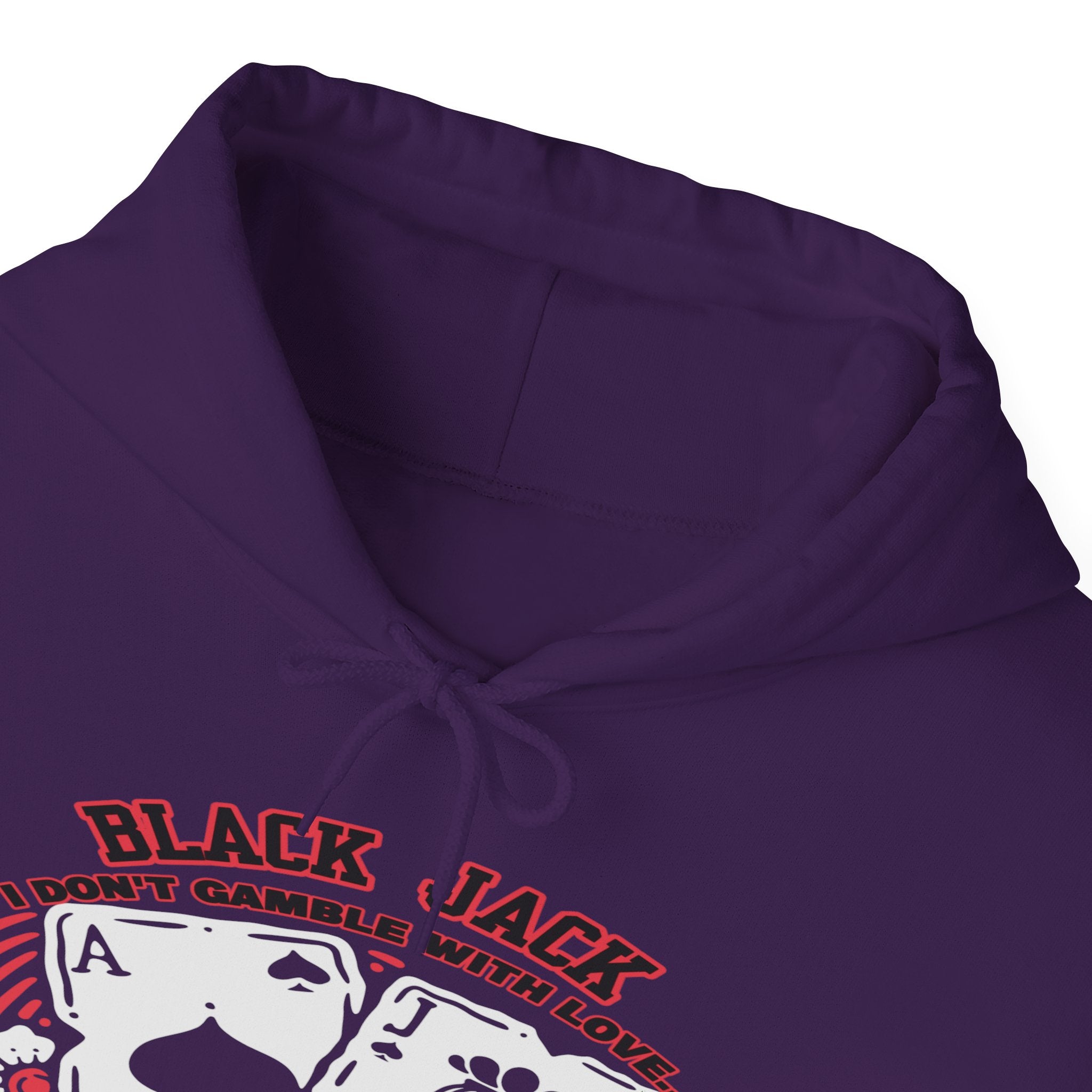 Lucky Blackjack Hooded Sweatshirt - Unisex Gambling Apparel