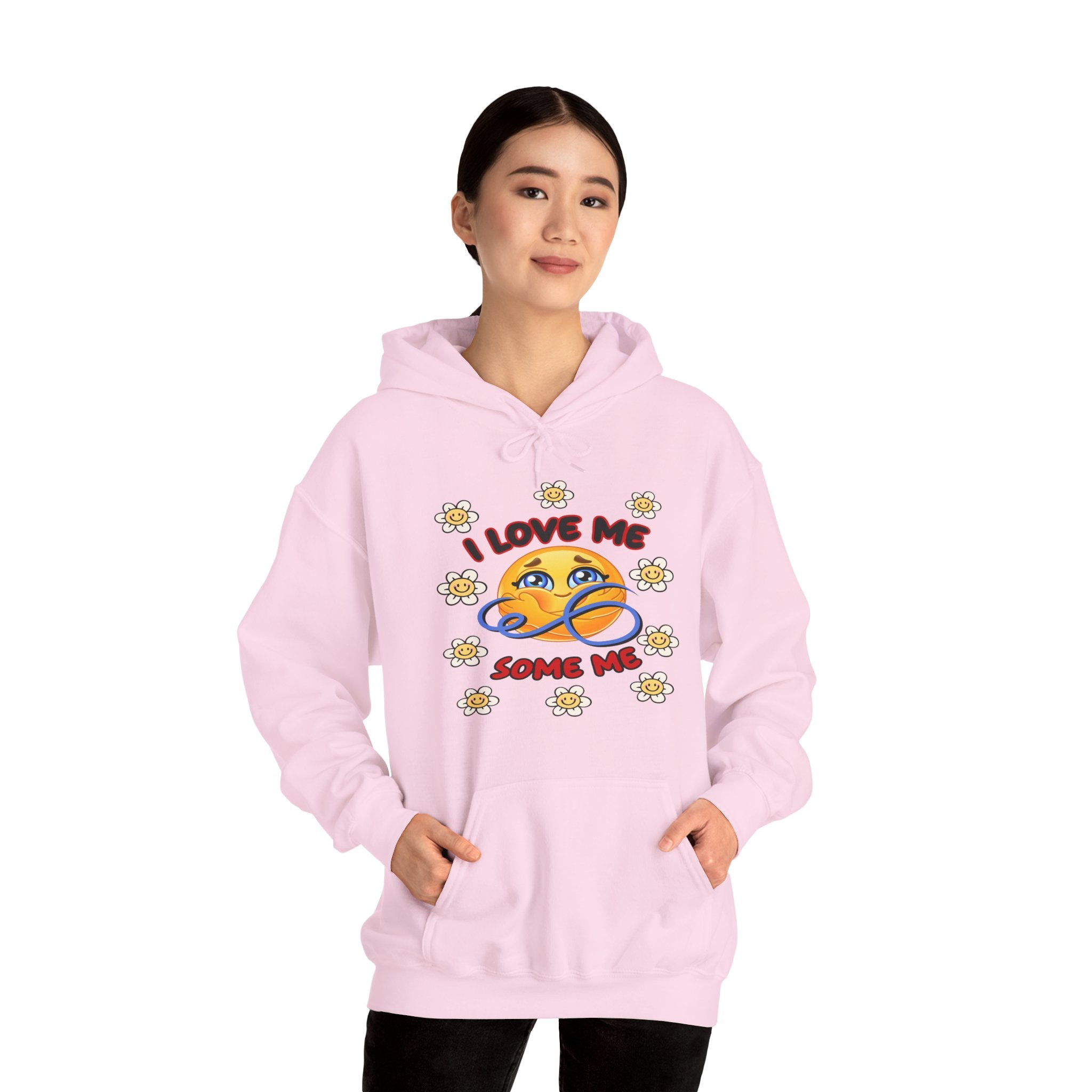Self-Love Graphic Hoodie - I Love Me Design