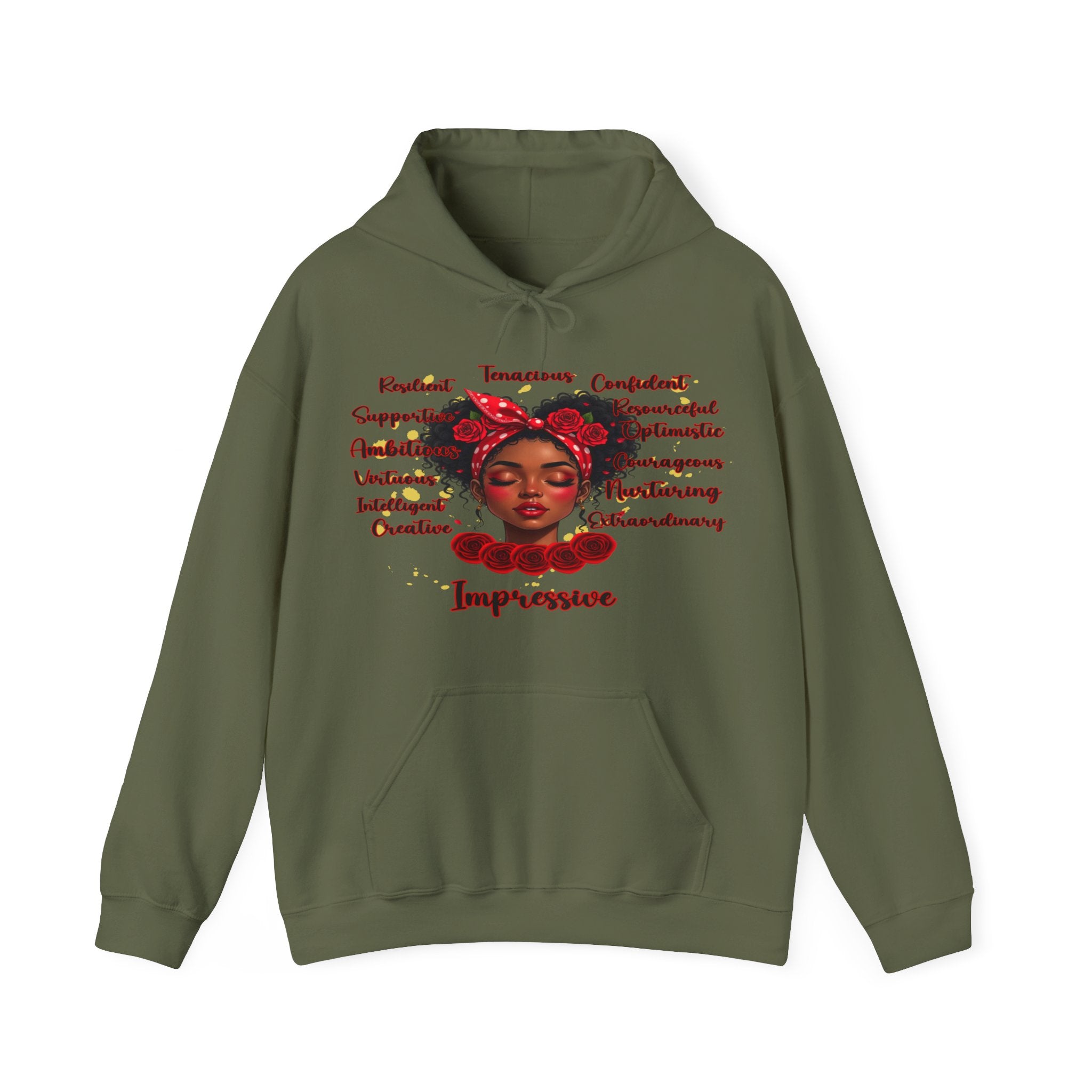 Impressive Cozy Hoodie that Carries a Calm Confidence, Motivational Gift, Trendy Casual Wear, Stylish Layering Piece