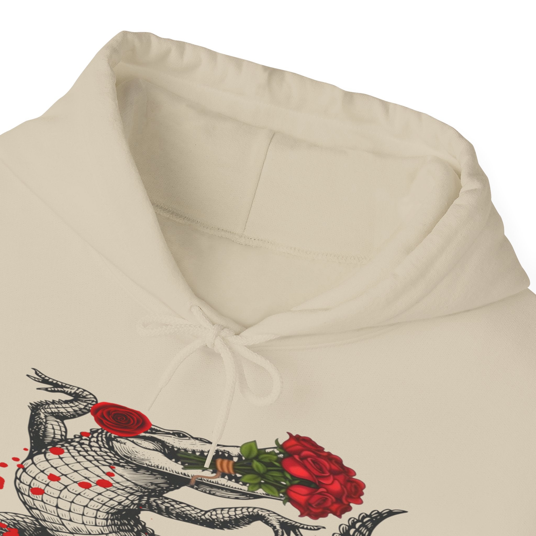 Swag Gator Floral Graphic Unisex Hooded Sweatshirt, Stylish Trend, Swag Wear, Everyday Wear
