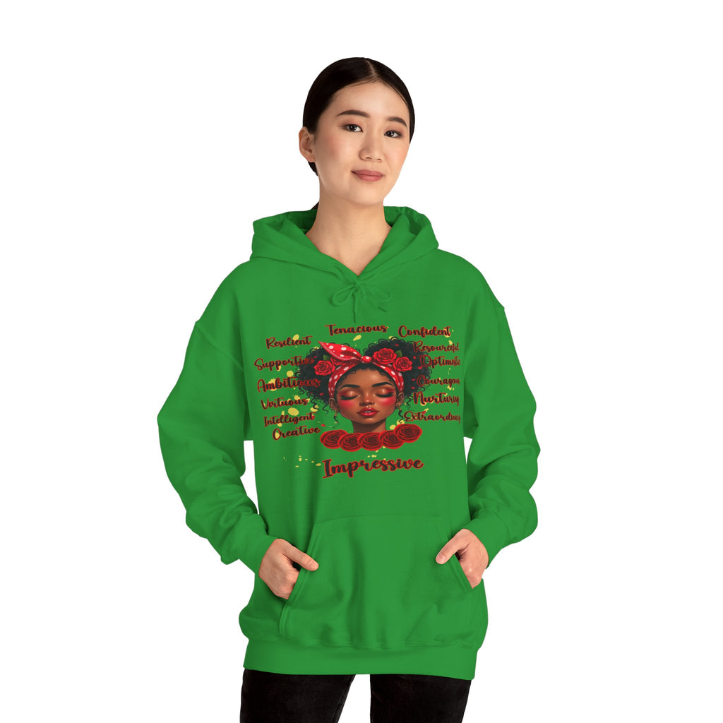 Impressive Cozy Hoodie that Carries a Calm Confidence, Motivational Gift, Trendy Casual Wear, Stylish Layering Piece
