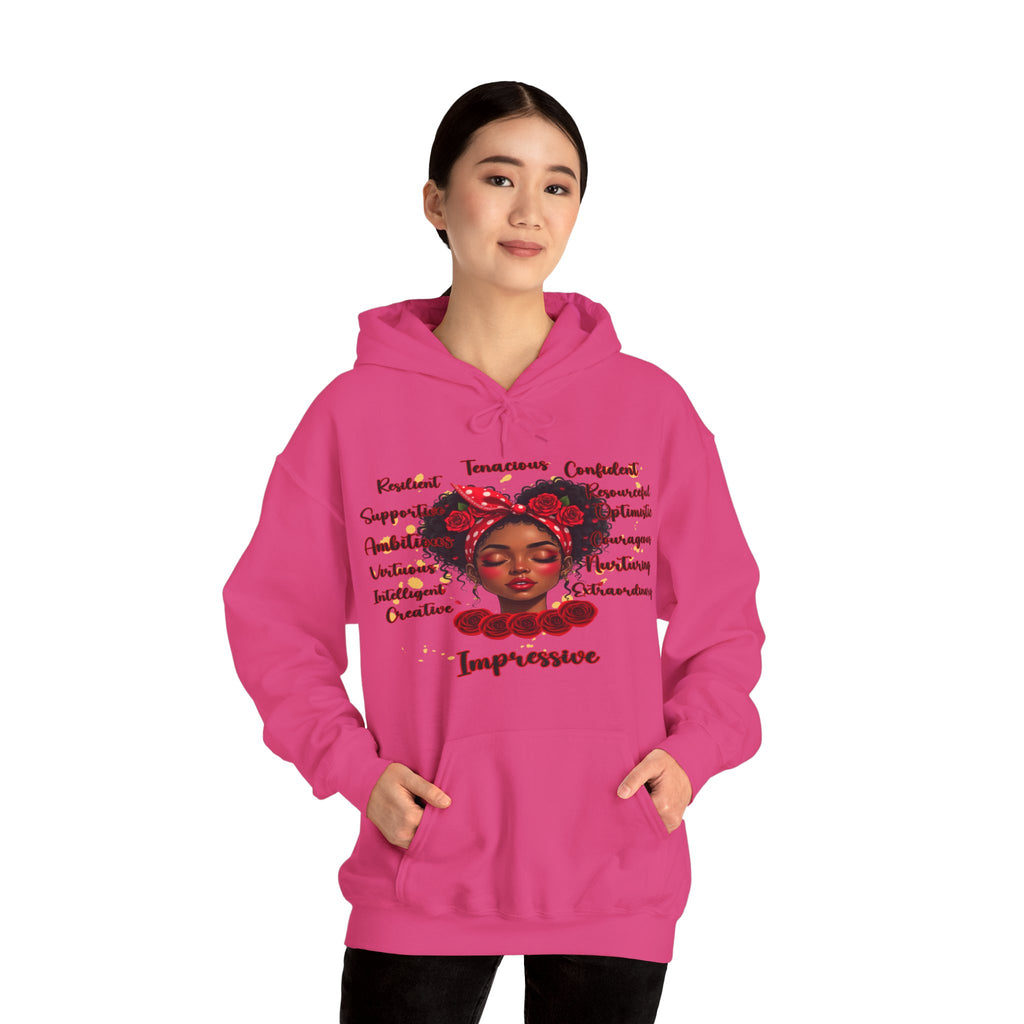Impressive Cozy Hoodie that Carries a Calm Confidence, Motivational Gift, Trendy Casual Wear, Stylish Layering Piece
