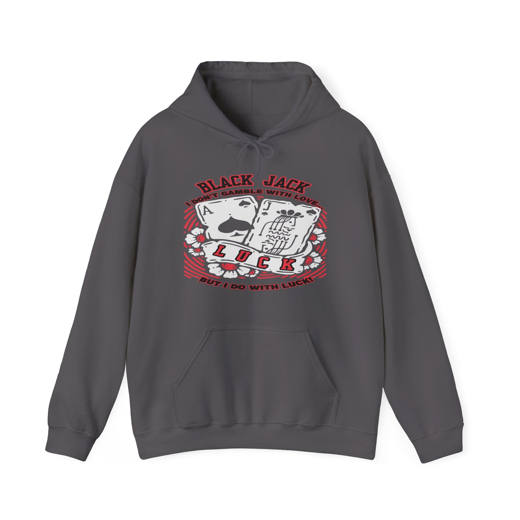 Lucky Blackjack Hooded Sweatshirt - Unisex Gambling Apparel