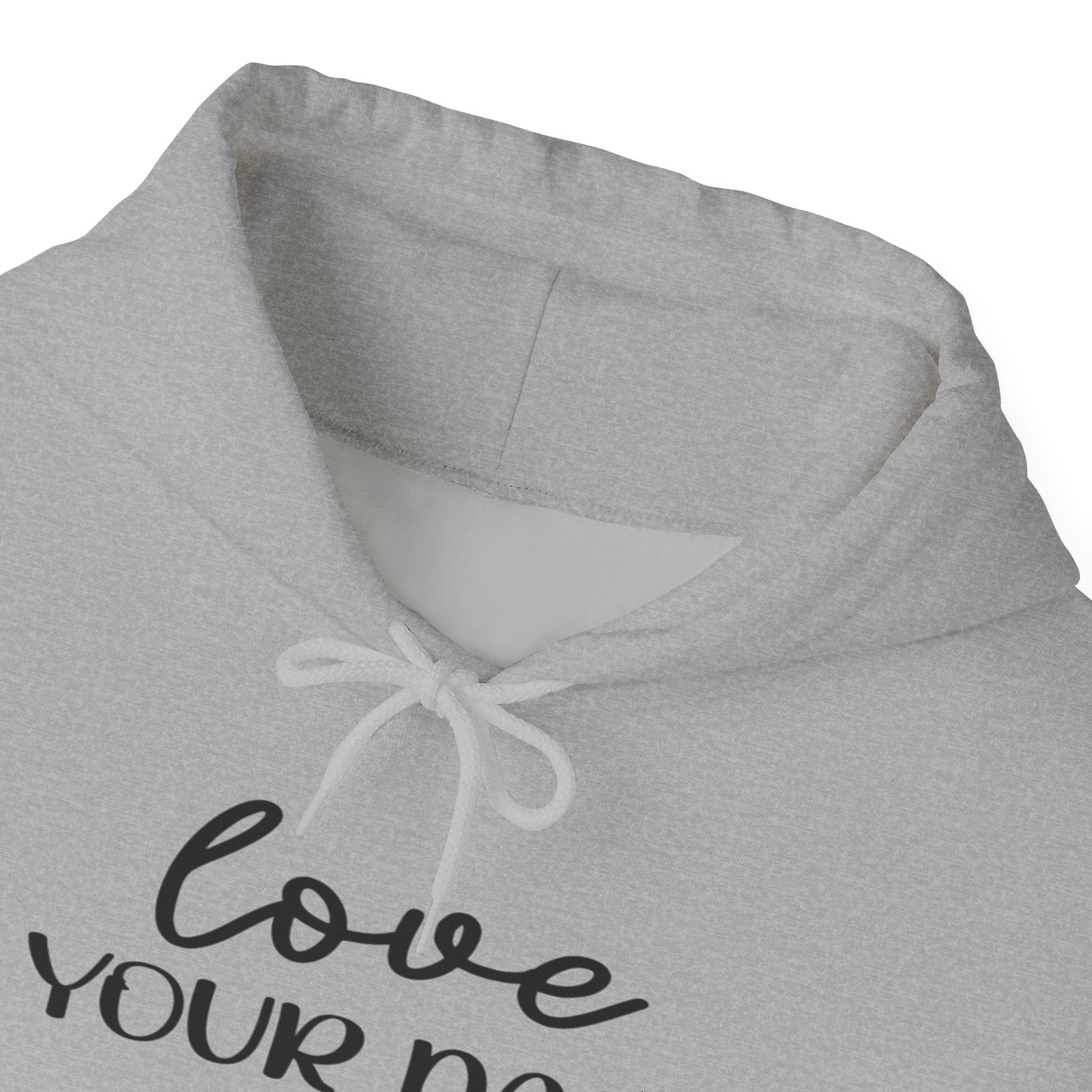 Love Your Damn Self Cozy Inspirational Unisex Hoodie, Positivity Comfort Wear