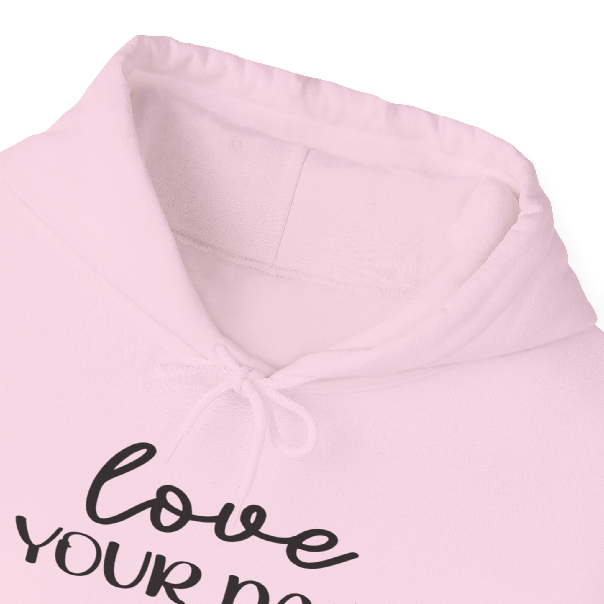 Love Your Damn Self Cozy Inspirational Unisex Hoodie, Positivity Comfort Wear