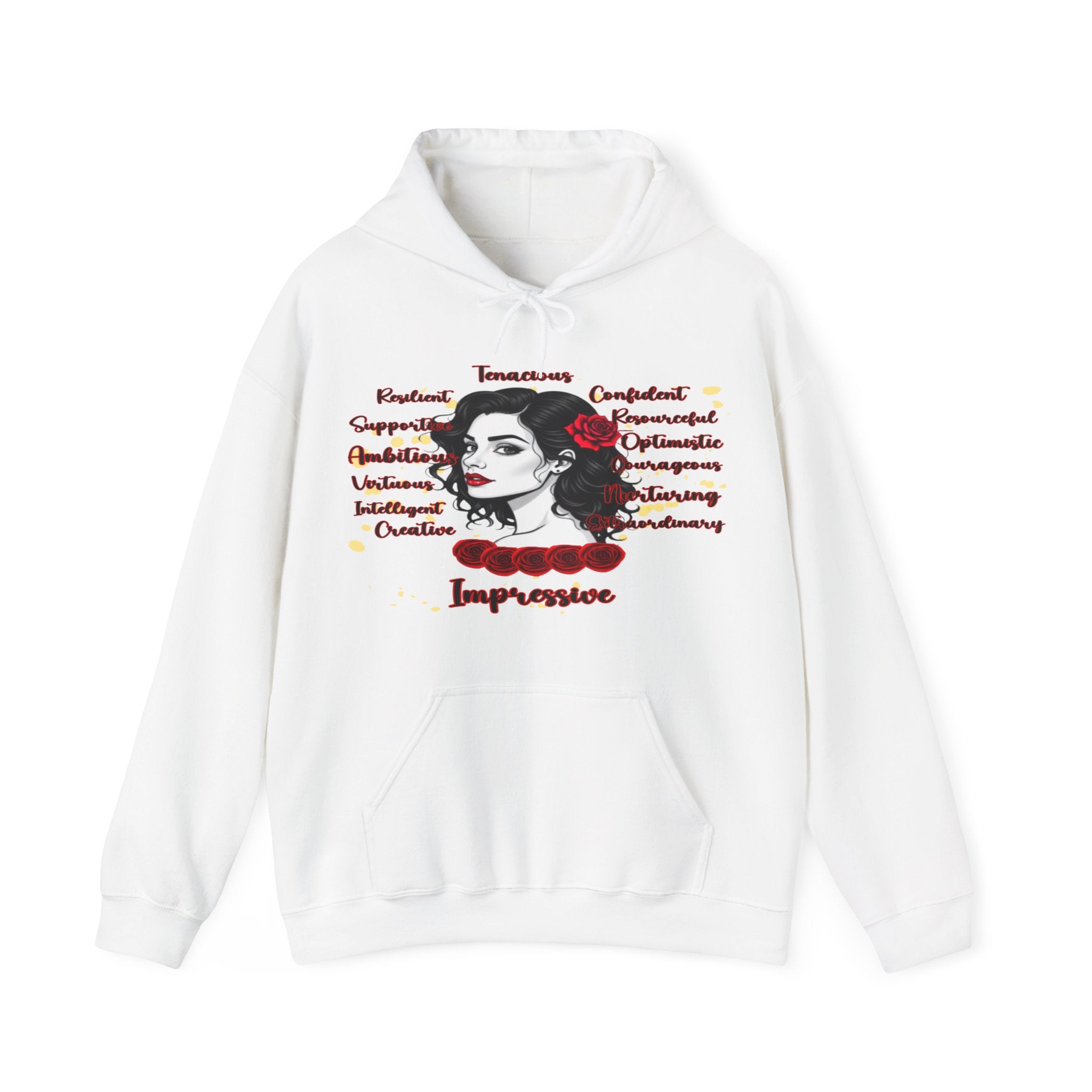 Impressive Cozy Hoodie, Hoodie that Carries a Calm Confidence, Motivational Gift, Trendy Casual Wear, Stylish Layering Piece