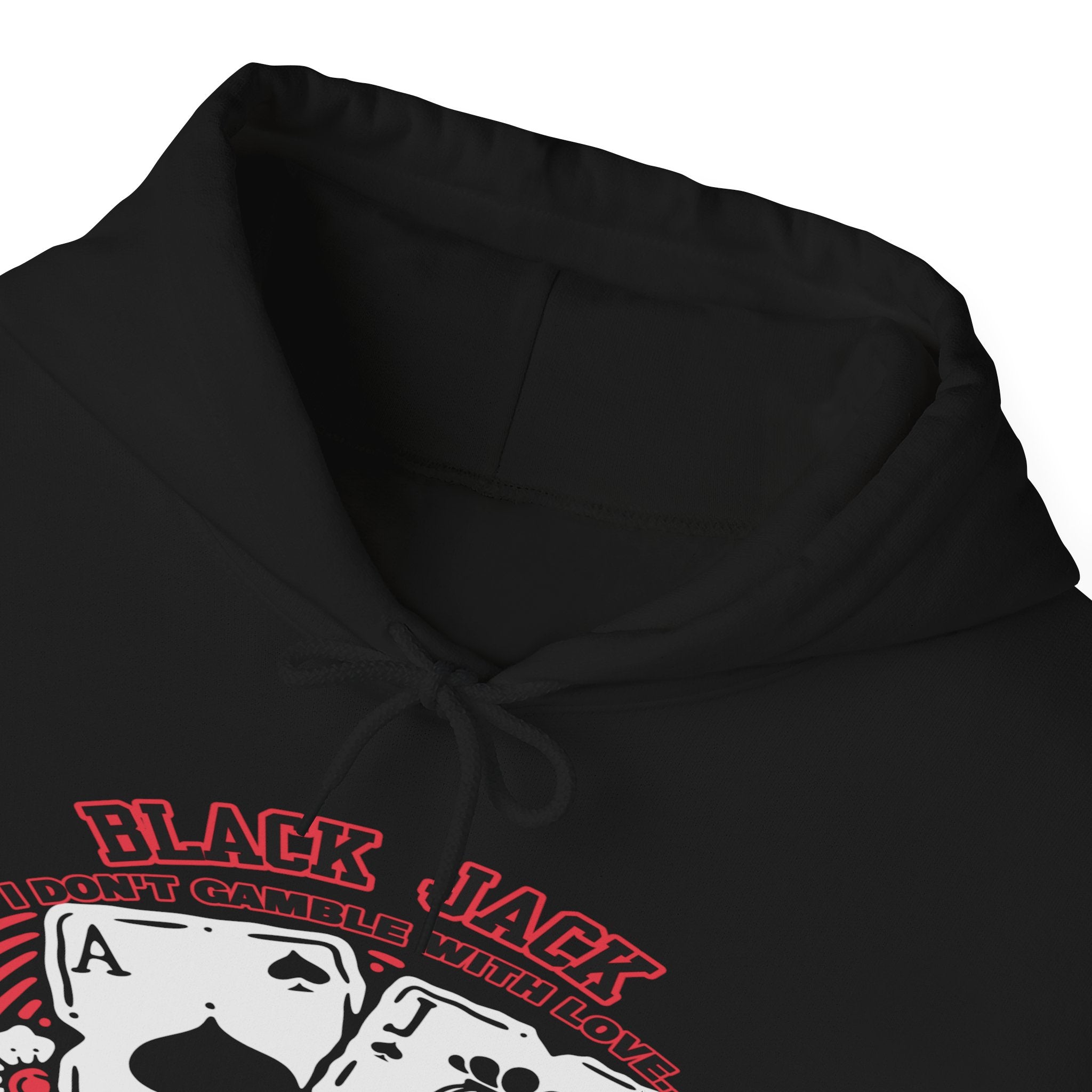 Lucky Blackjack Hooded Sweatshirt - Unisex Gambling Apparel