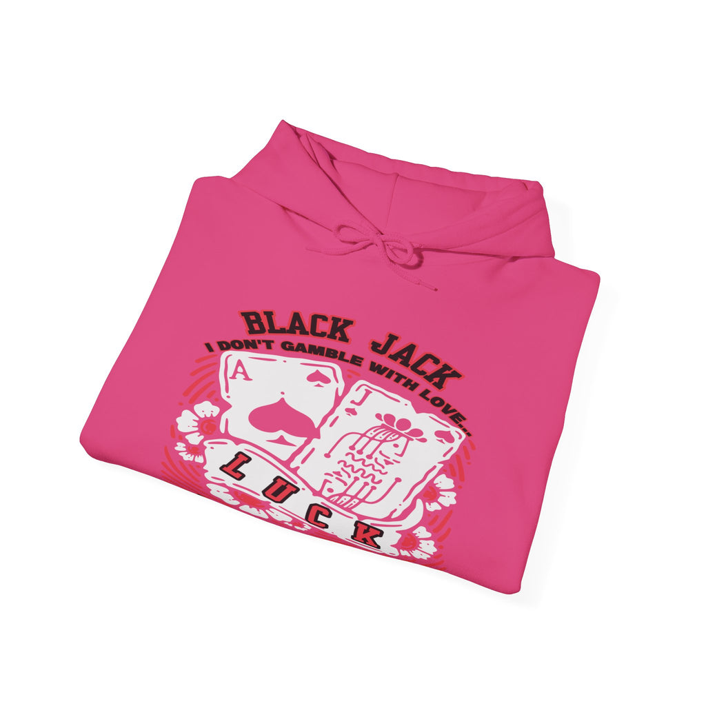Lucky Blackjack Hooded Sweatshirt - Unisex Gambling Apparel