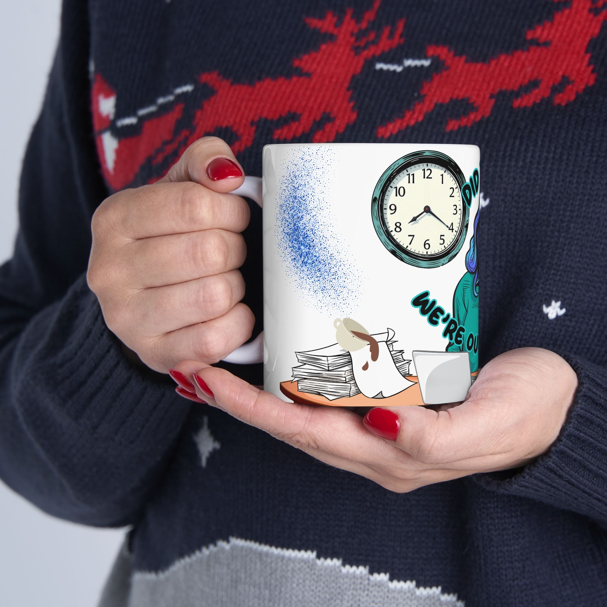 Out of Coffee Mug - Funny Ceramic Coffee Cup for Office