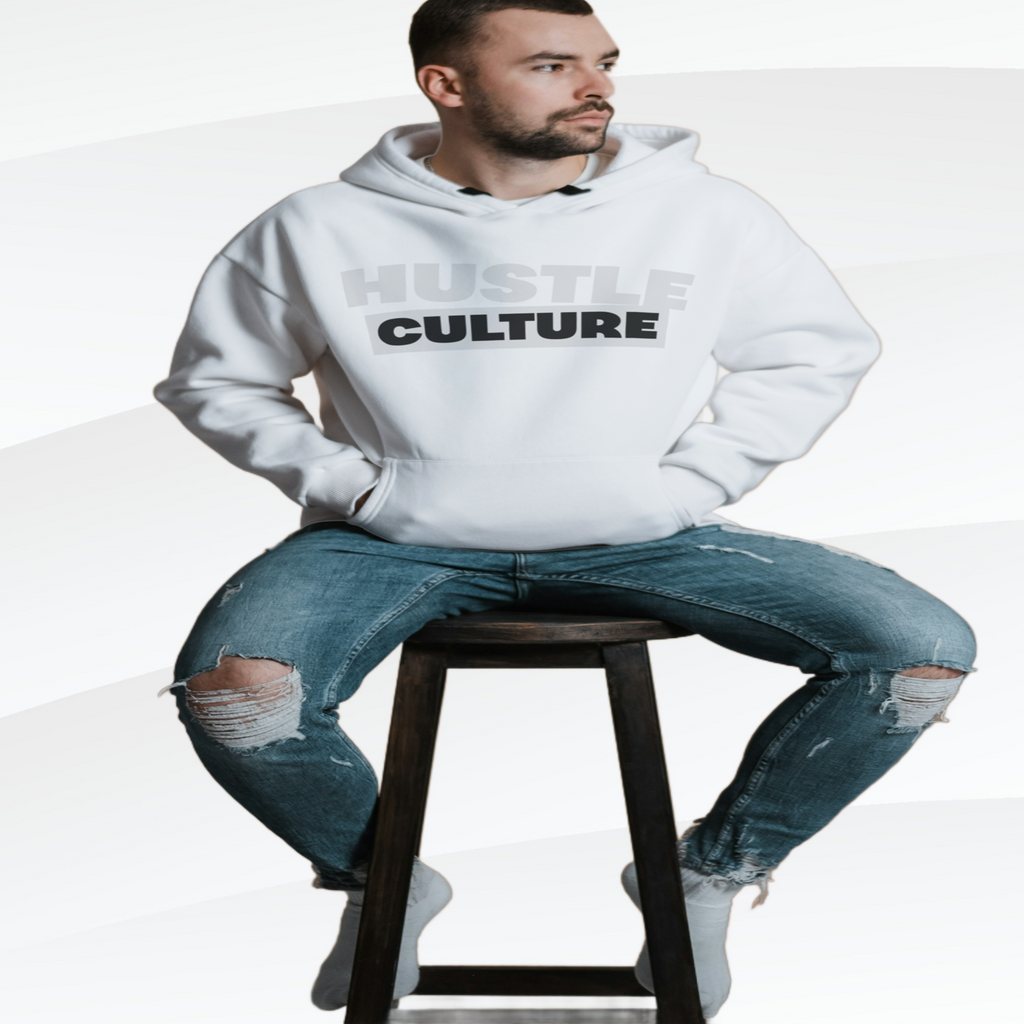 Hustle Culture Cozy Unisex Hoodie, Inspirational Wear, Everyday Wear