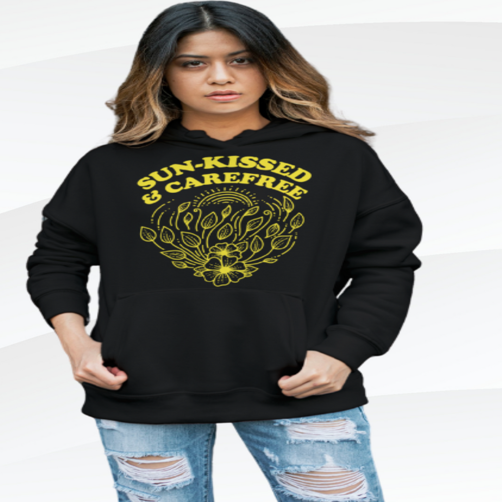 Sun-Kissed & Carefree Hoodie for Summer Vibes