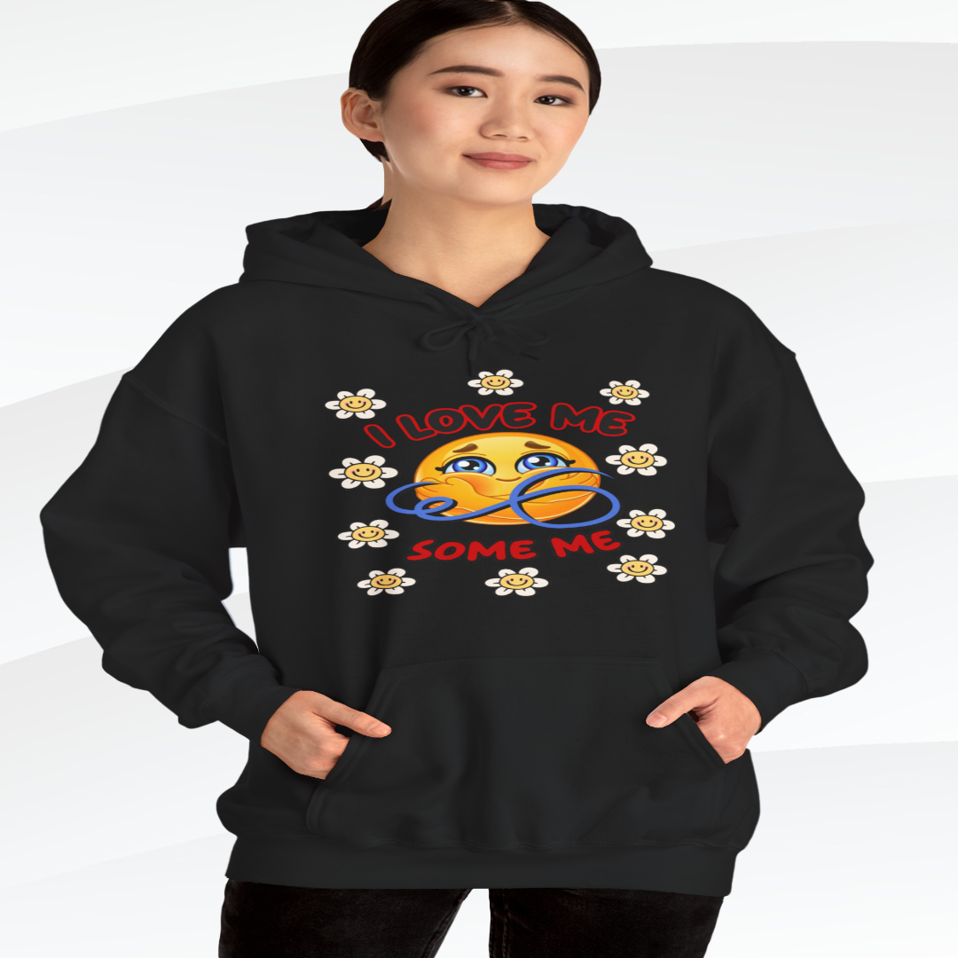 Self-Love Graphic Hoodie - I Love Me Design