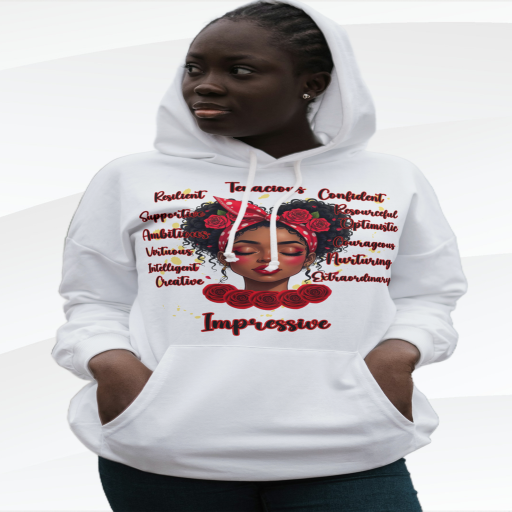 Impressive Cozy Hoodie that Carries a Calm Confidence, Motivational Gift, Trendy Casual Wear, Stylish Layering Piece