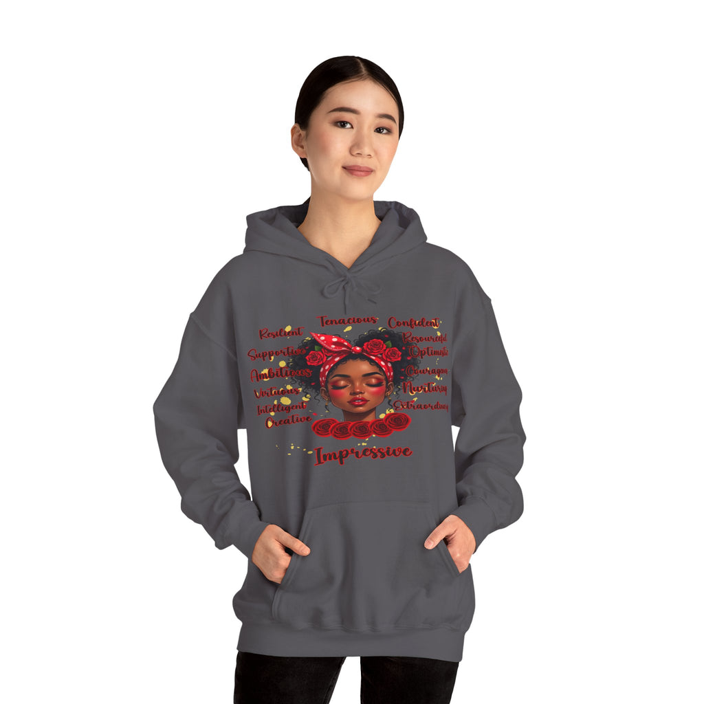 Impressive Cozy Hoodie that Carries a Calm Confidence, Motivational Gift, Trendy Casual Wear, Stylish Layering Piece