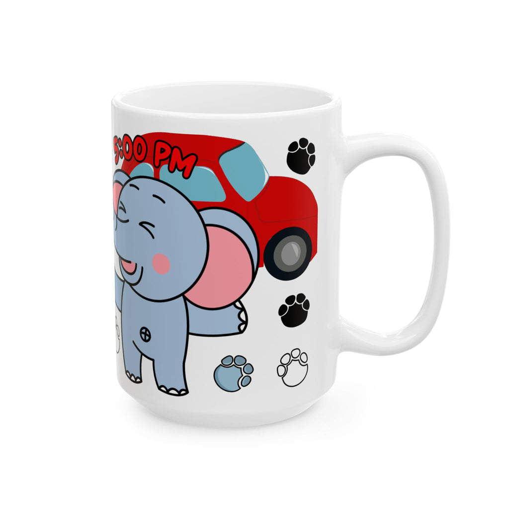 Cute Elephant Ceramic Mug for Animal Lovers
