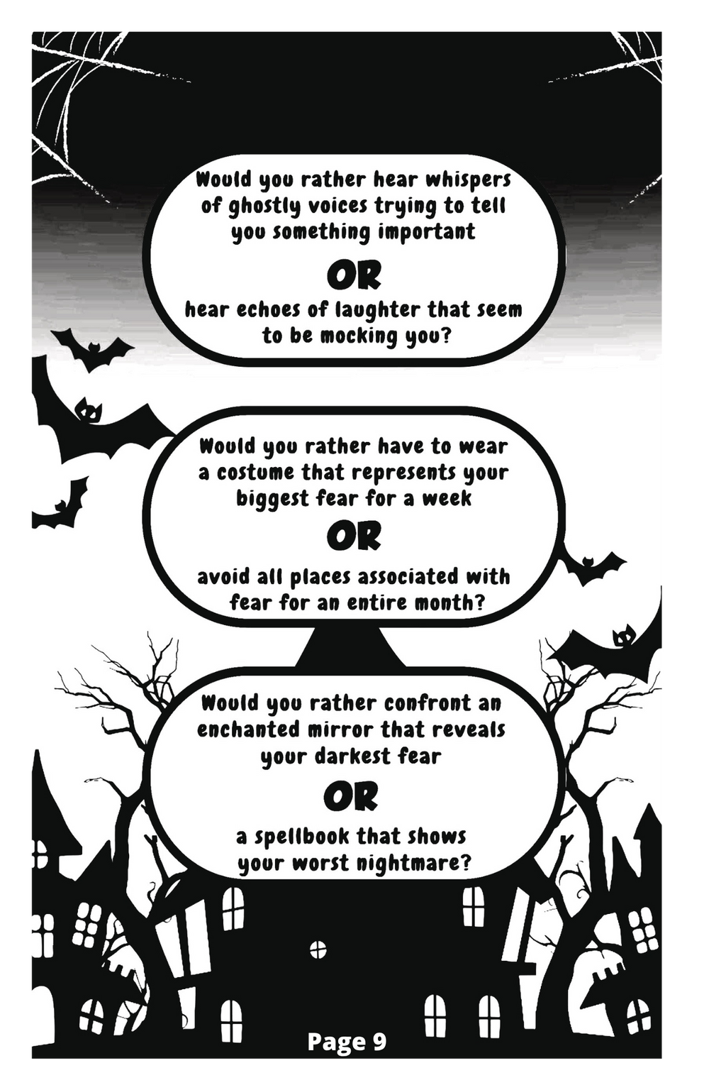 Spooky Would You Rather?: Game Book