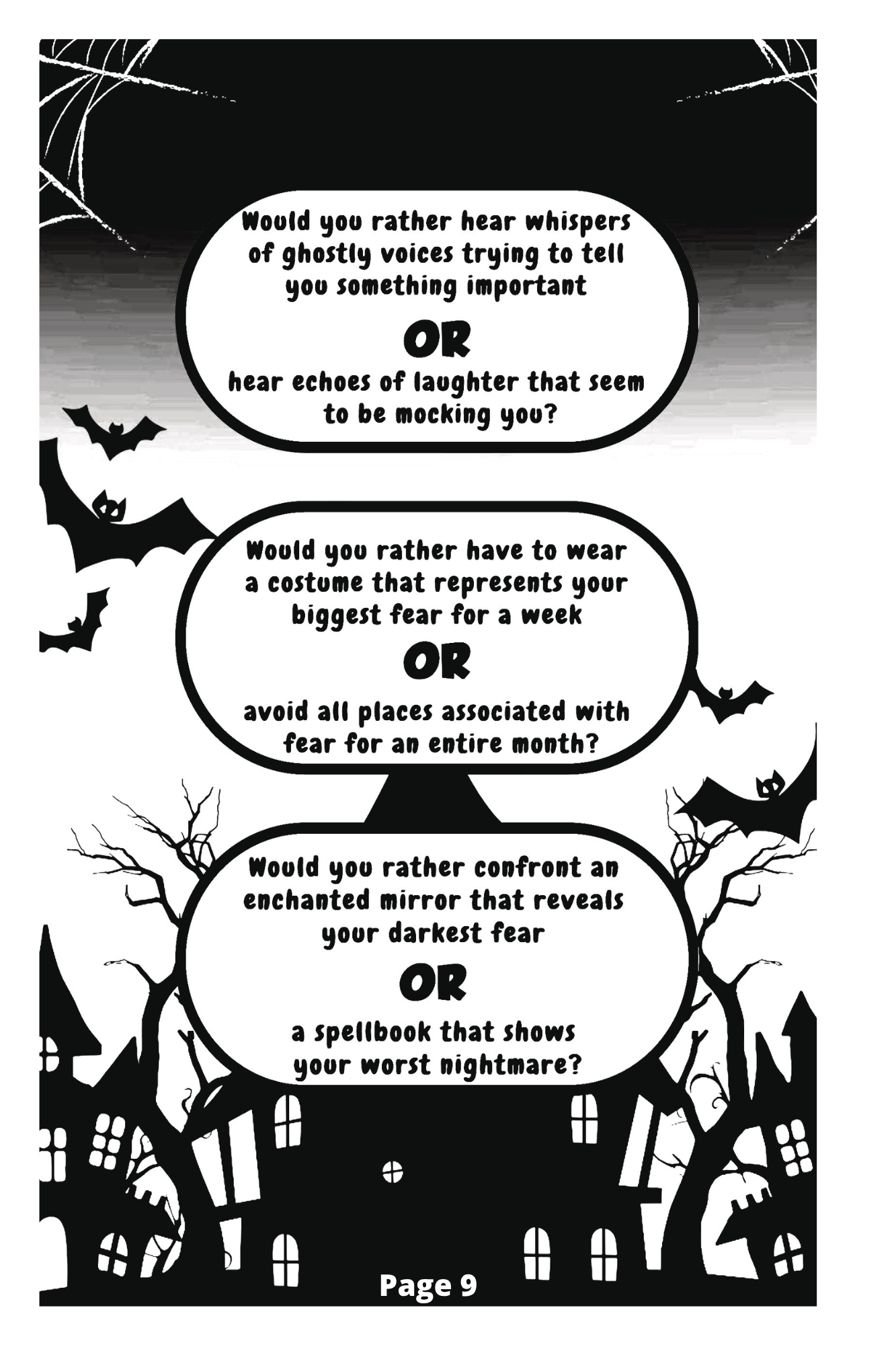 Spooky Would You Rather?: Game Book