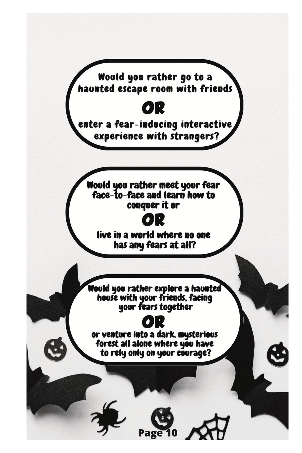 Spooky Would You Rather?: Game Book