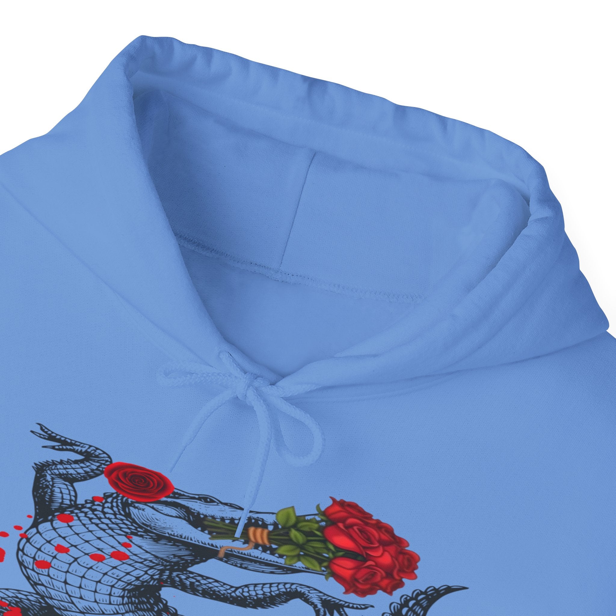 Swag Gator Floral Graphic Unisex Hooded Sweatshirt, Stylish Trend, Swag Wear, Everyday Wear