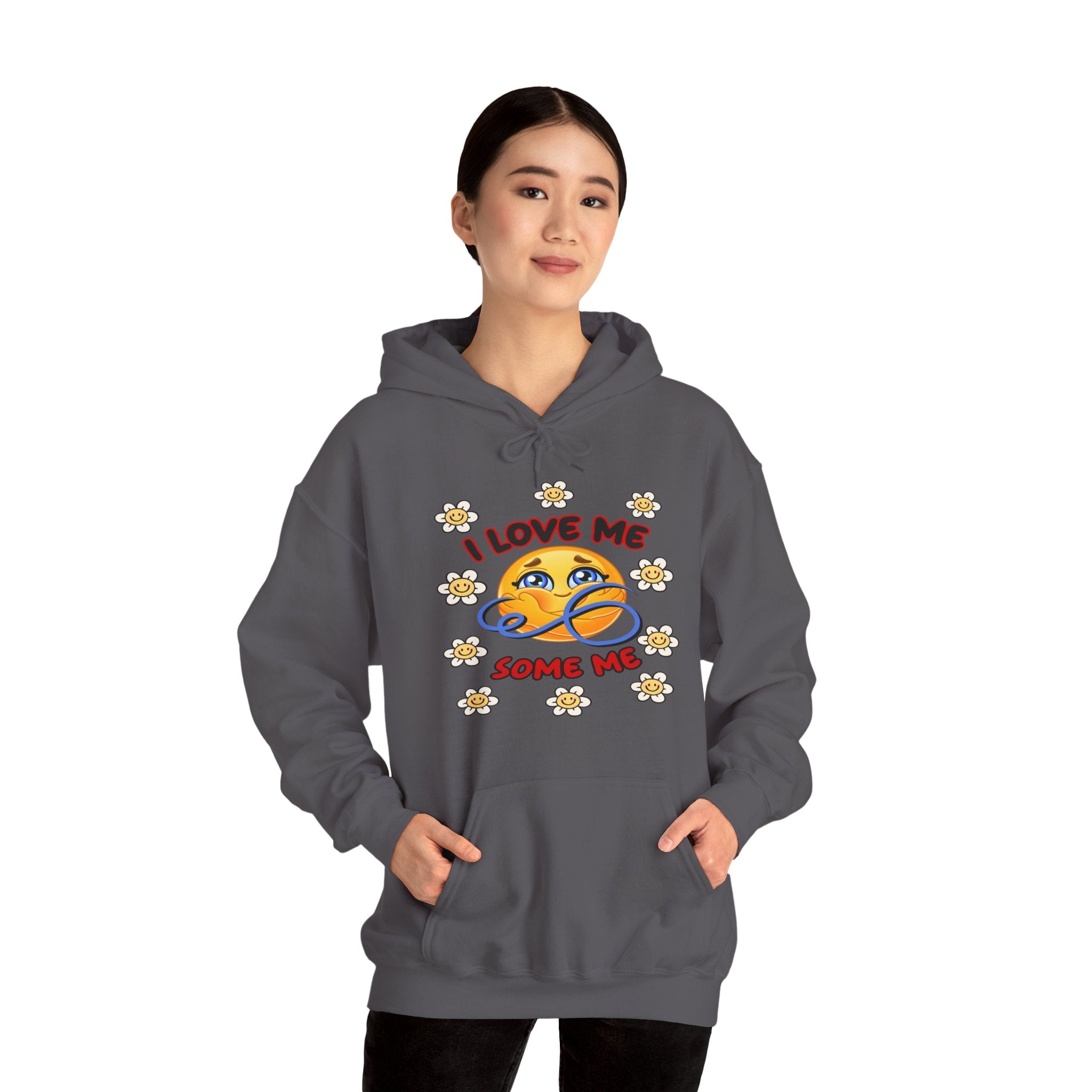 Self-Love Graphic Hoodie - I Love Me Design