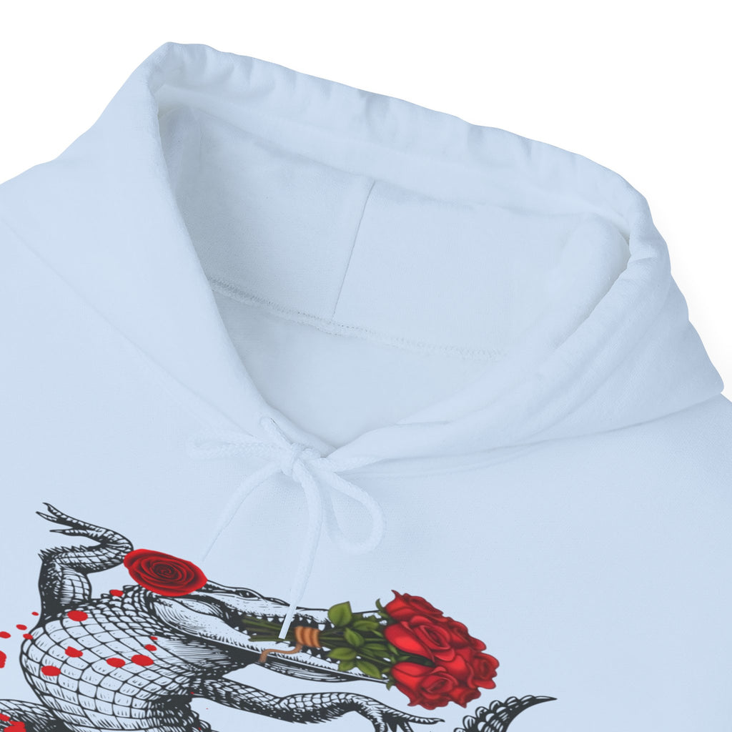 Swag Gator Floral Graphic Unisex Hooded Sweatshirt, Stylish Trend, Swag Wear, Everyday Wear