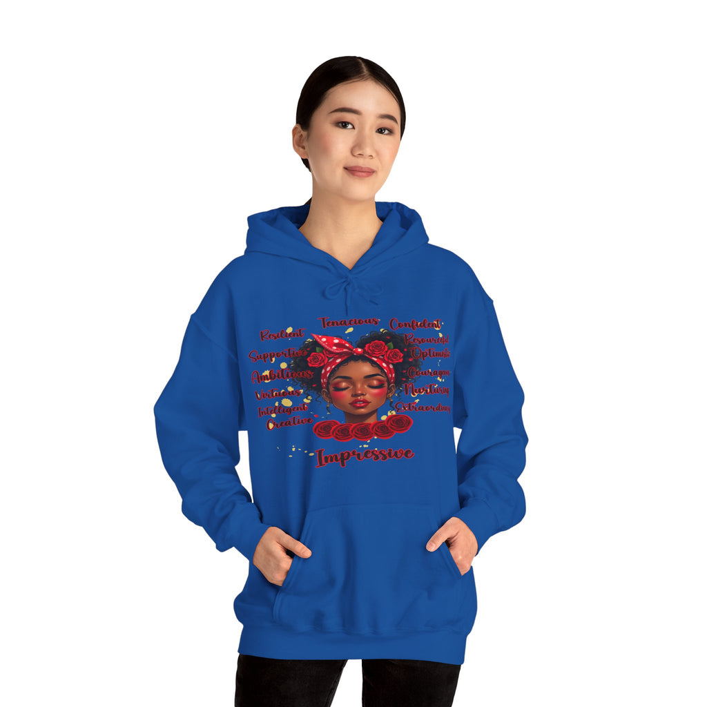 Impressive Cozy Hoodie that Carries a Calm Confidence, Motivational Gift, Trendy Casual Wear, Stylish Layering Piece