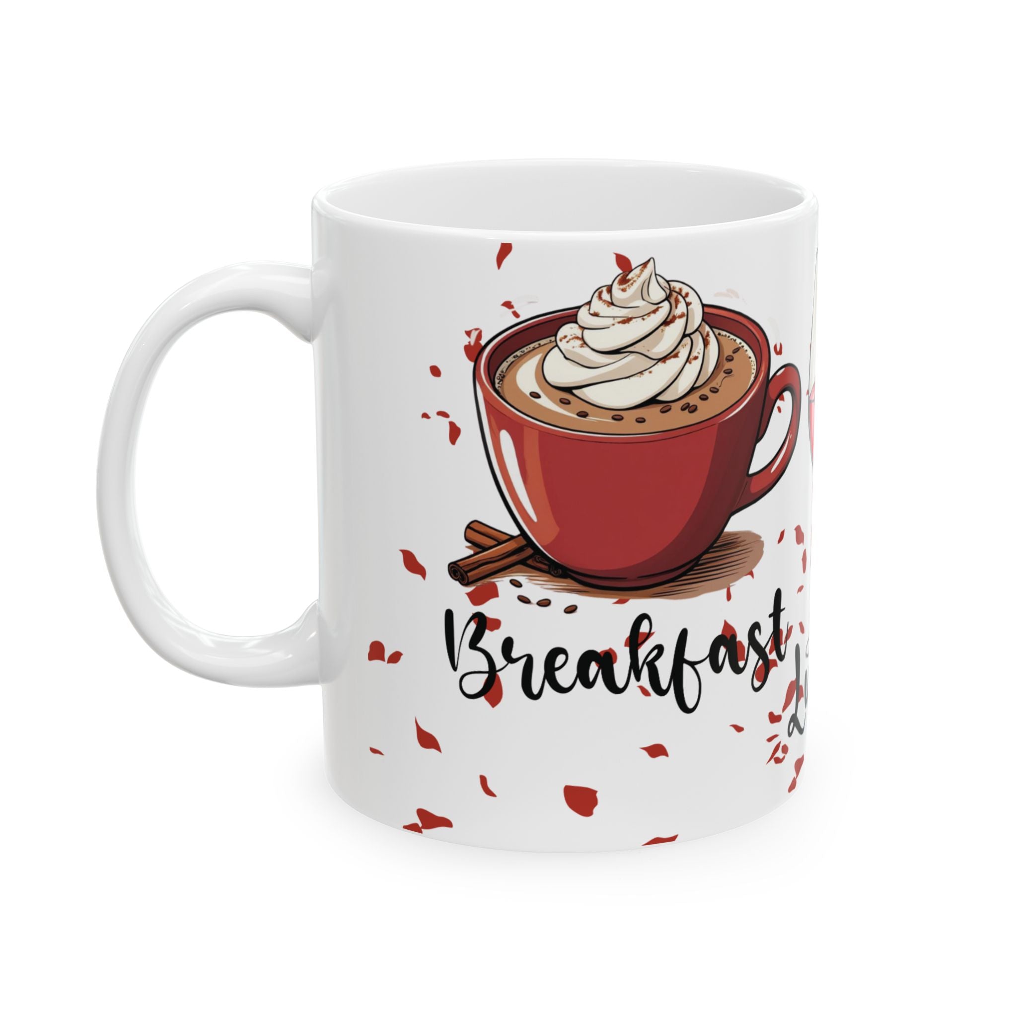 Whimsical Ceramic Coffee Mug – Perfect for Breakfast, Lunch & Dinner
