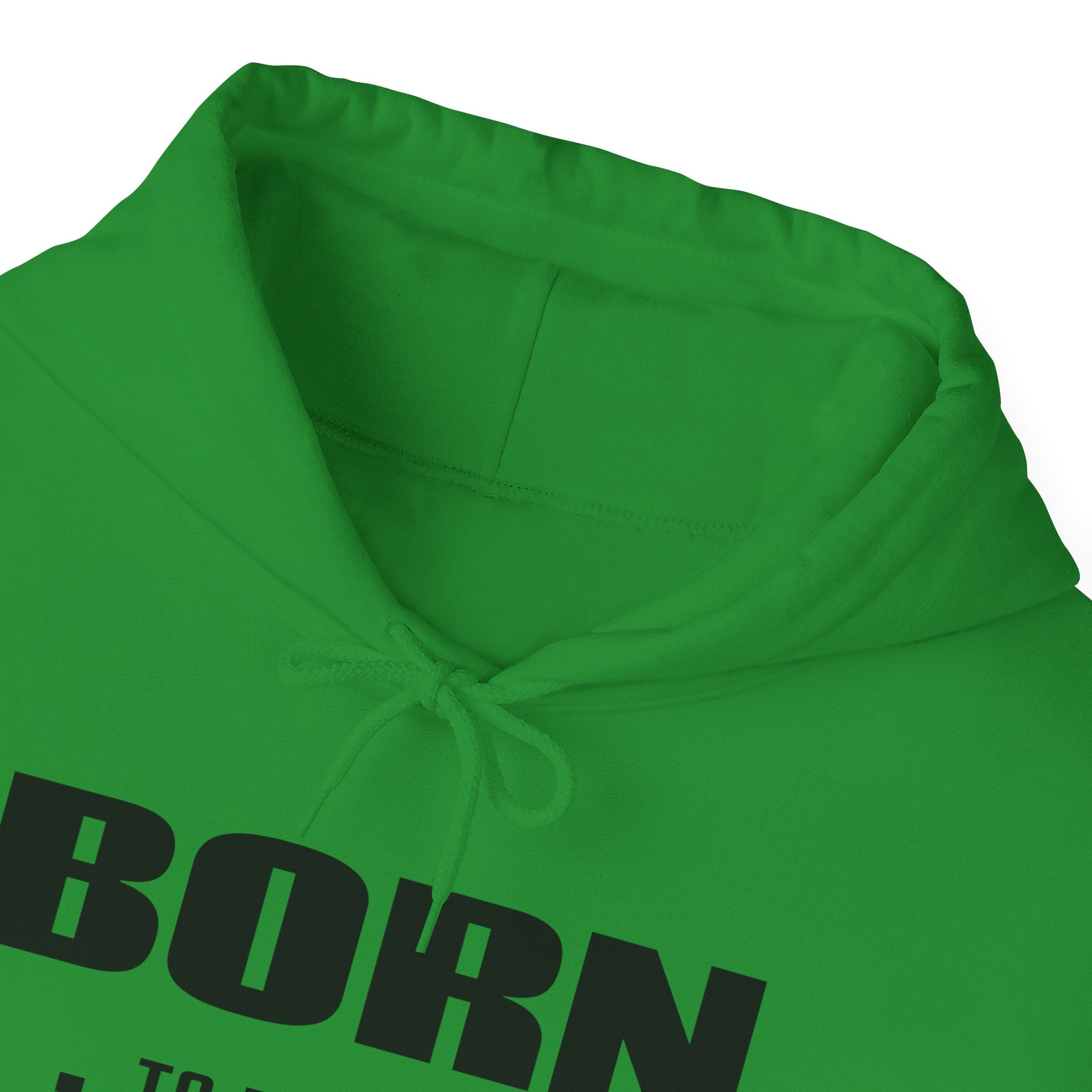 Born Real, Not Perfect, Cozy Unisex Heavy Blend Hooded Sweatshirt – White