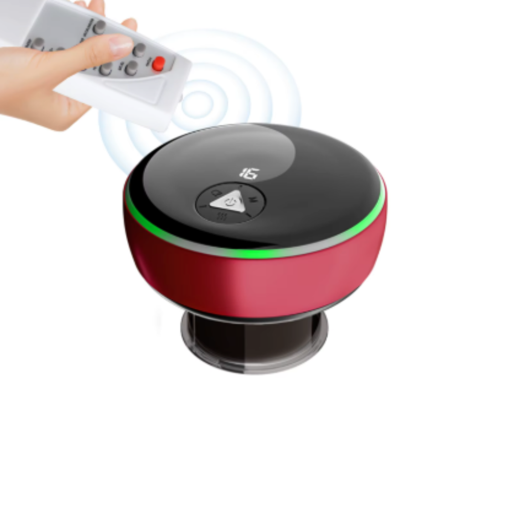 Electric Vacuum Cupping Device – Smart Anti-Cellulite Massager, Treatment, with USB Rechargeable and Wireless Remote