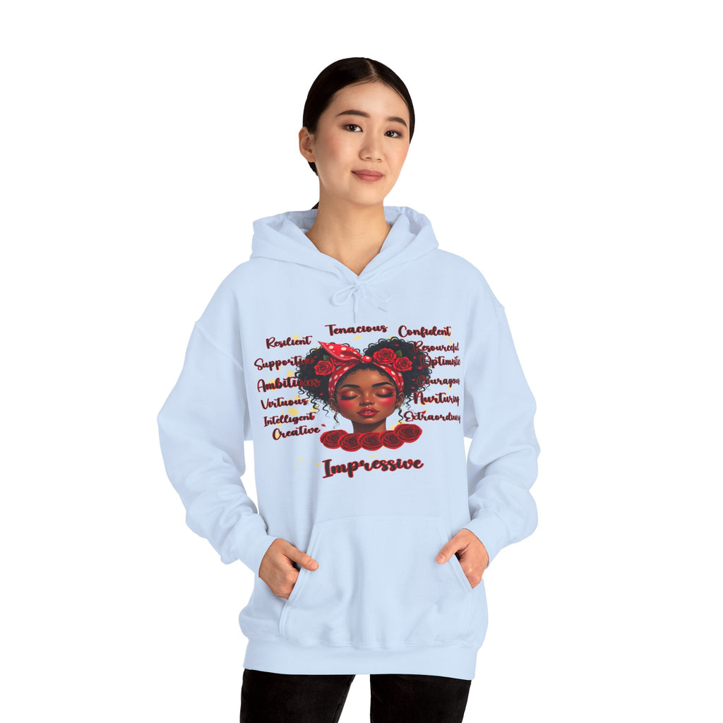 Impressive Cozy Hoodie that Carries a Calm Confidence, Motivational Gift, Trendy Casual Wear, Stylish Layering Piece
