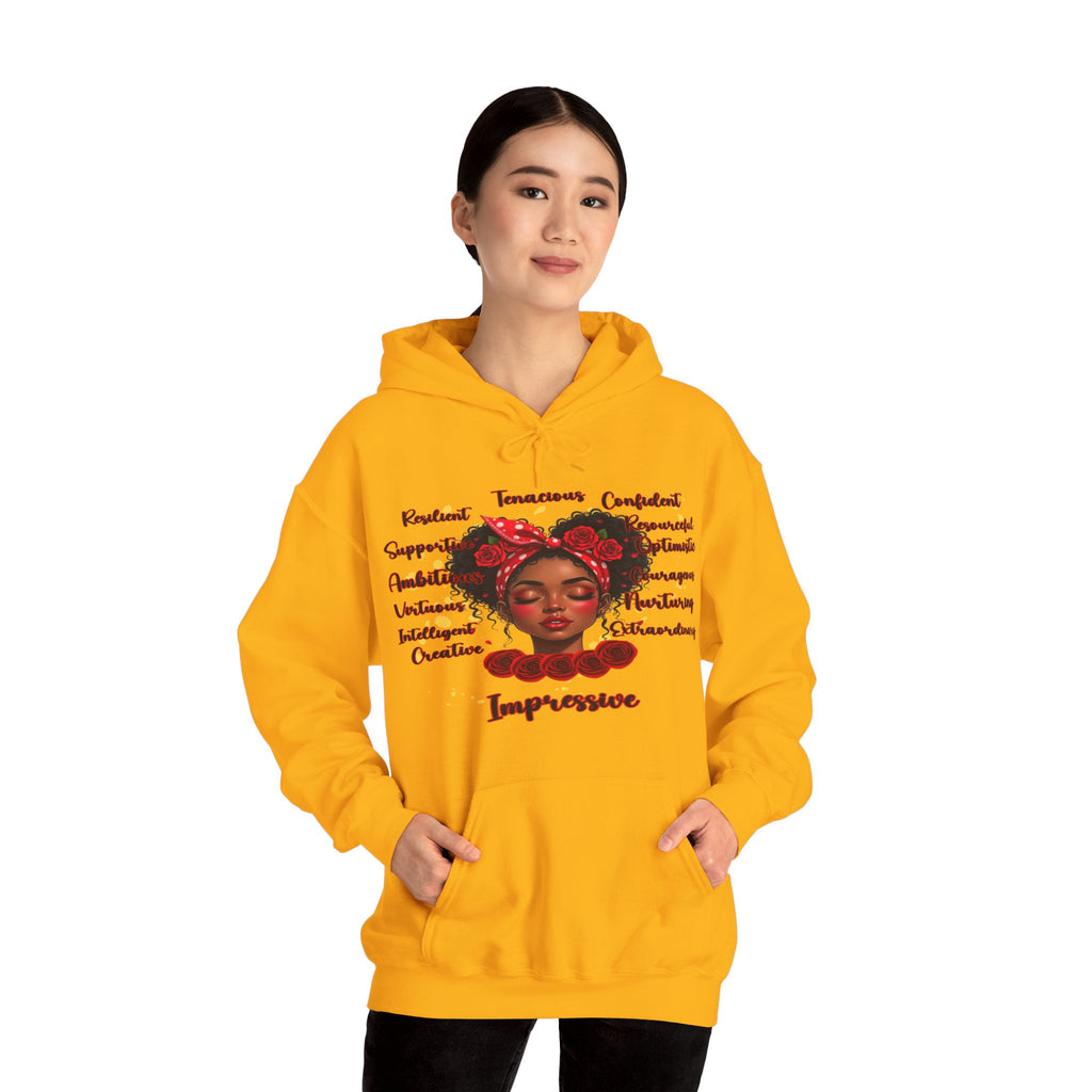 Impressive Cozy Hoodie that Carries a Calm Confidence, Motivational Gift, Trendy Casual Wear, Stylish Layering Piece