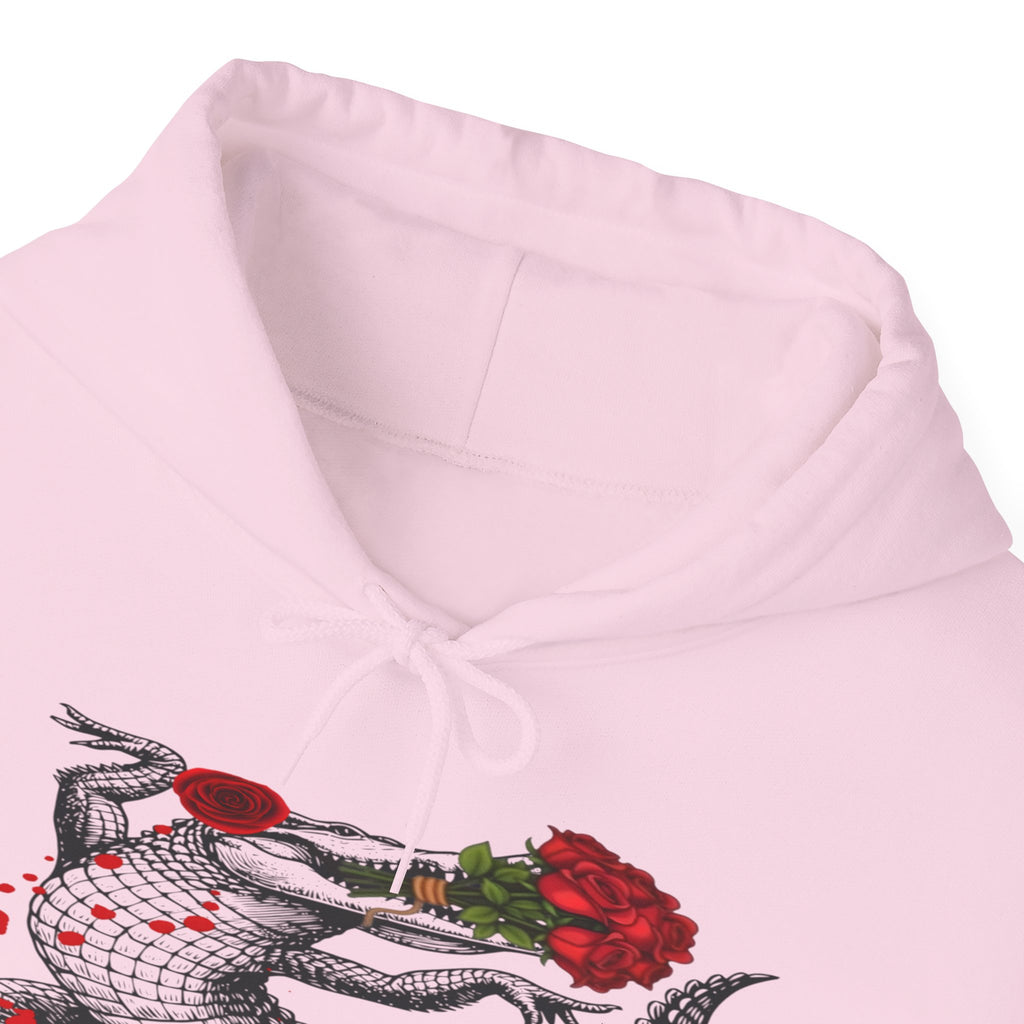 Swag Gator Floral Graphic Unisex Hooded Sweatshirt, Stylish Trend, Swag Wear, Everyday Wear