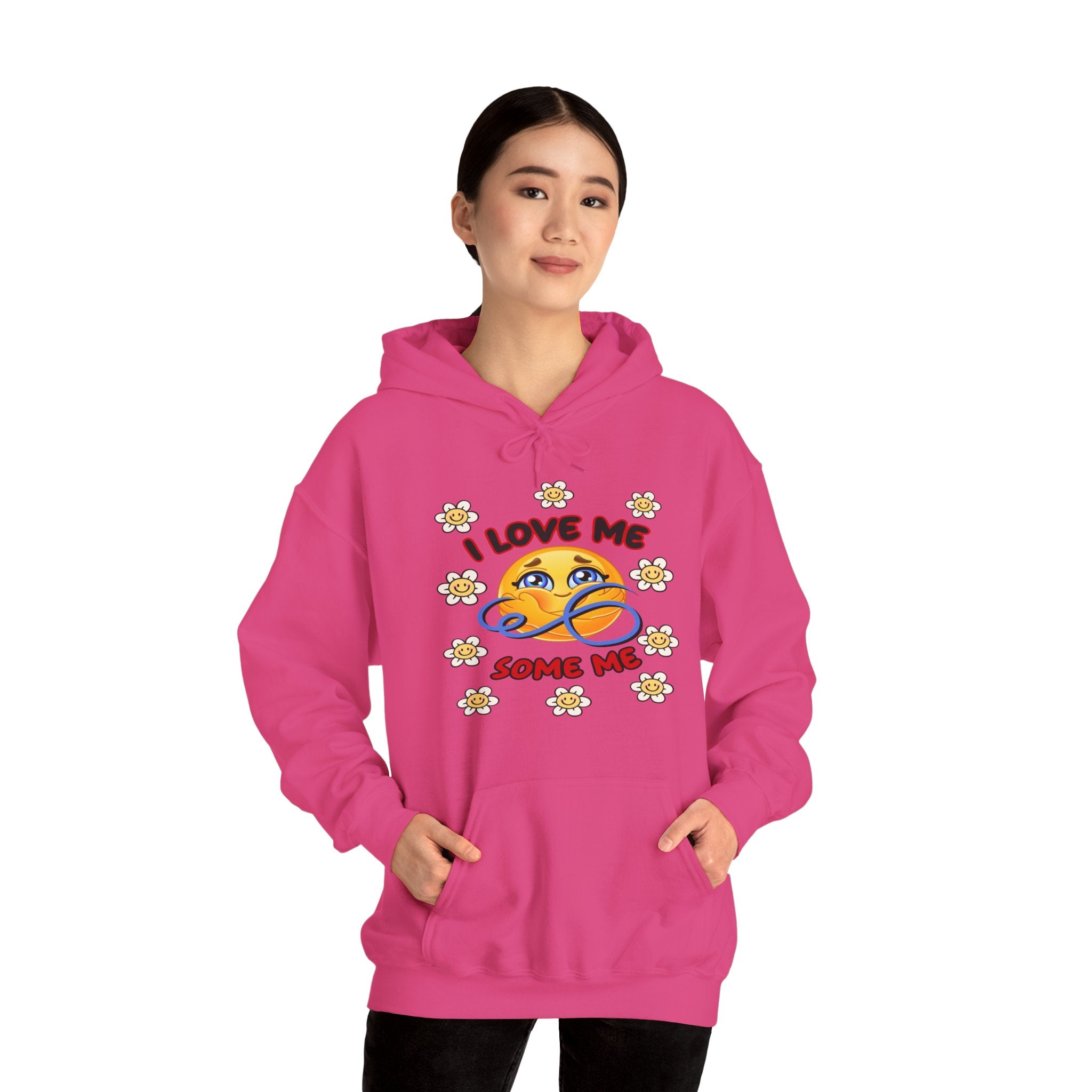 Self-Love Graphic Hoodie - I Love Me Design