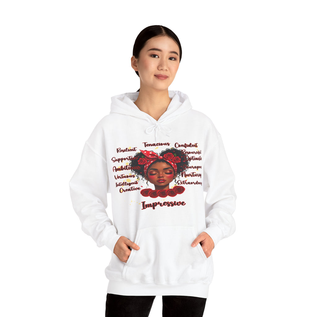 Impressive Cozy Hoodie that Carries a Calm Confidence, Motivational Gift, Trendy Casual Wear, Stylish Layering Piece