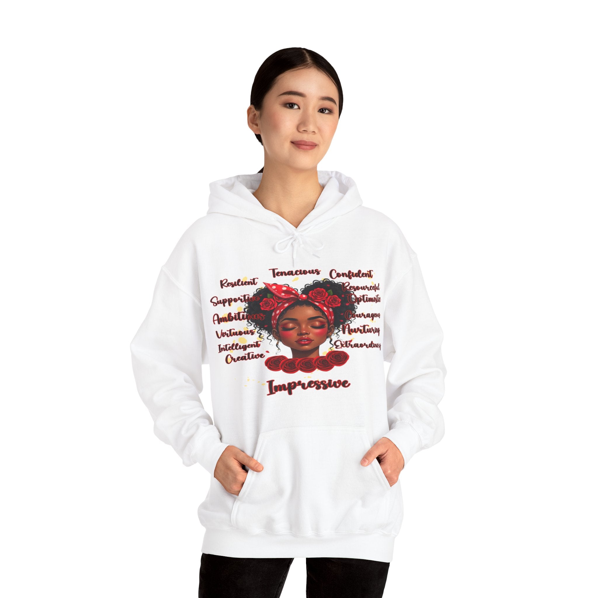 Impressive Cozy Hoodie that Carries a Calm Confidence, Motivational Gift, Trendy Casual Wear, Stylish Layering Piece