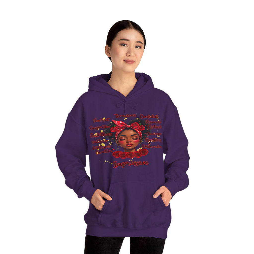Impressive Cozy Hoodie that Carries a Calm Confidence, Motivational Gift, Trendy Casual Wear, Stylish Layering Piece
